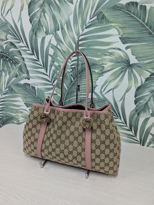 GG Canvas Twins Tote Bag