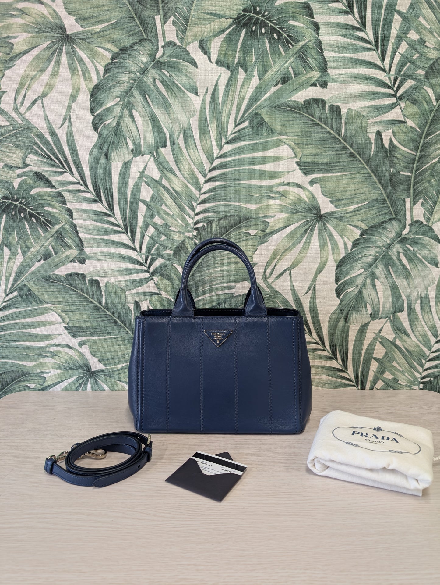 Canapa Leather Tote Bag Small