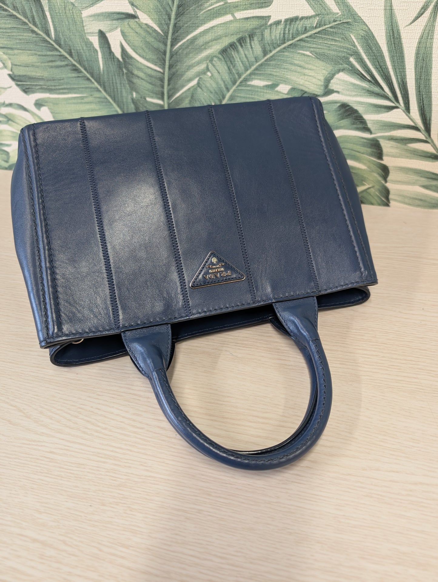 Canapa Leather Tote Bag Small