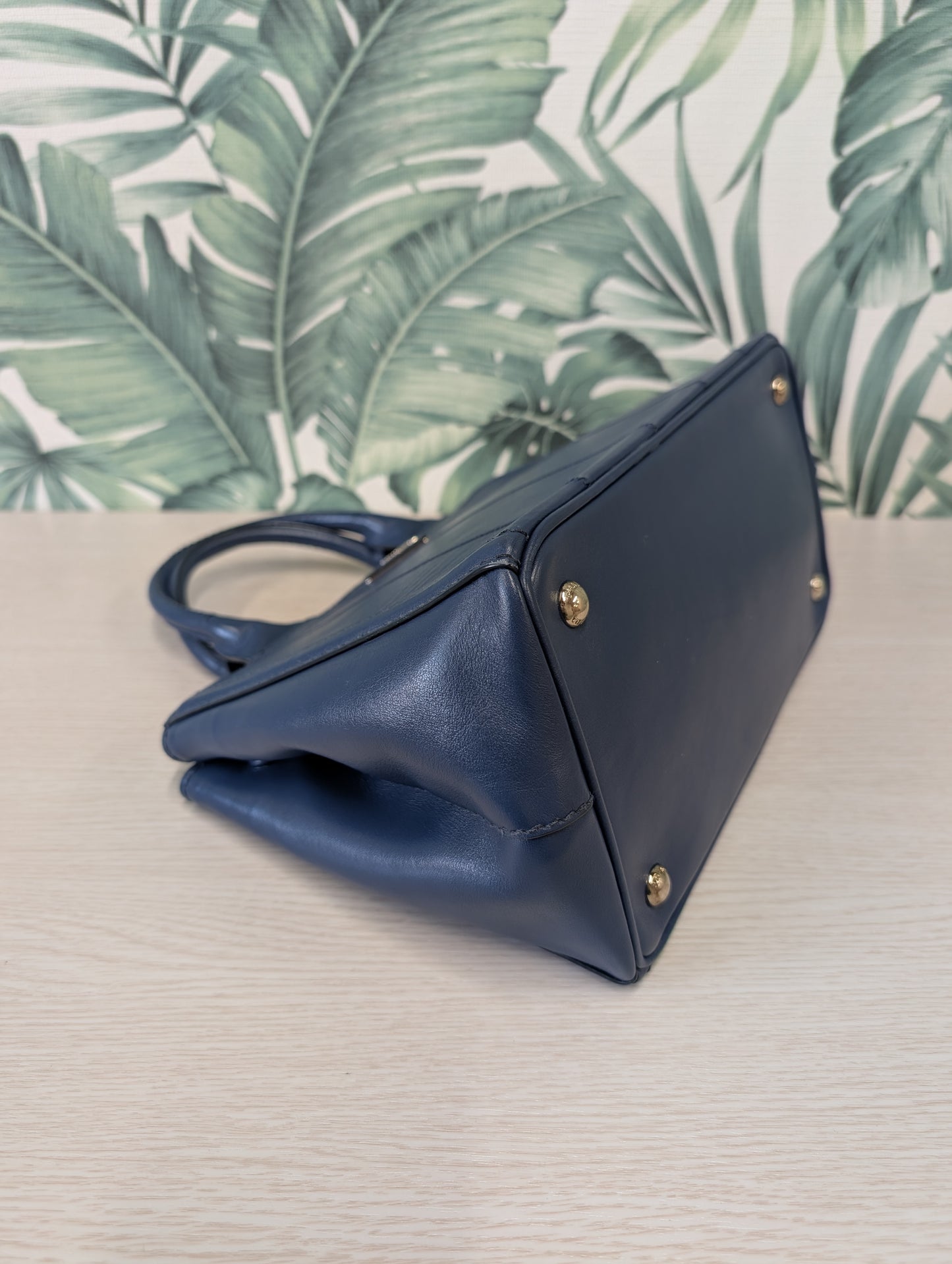 Canapa Leather Tote Bag Small