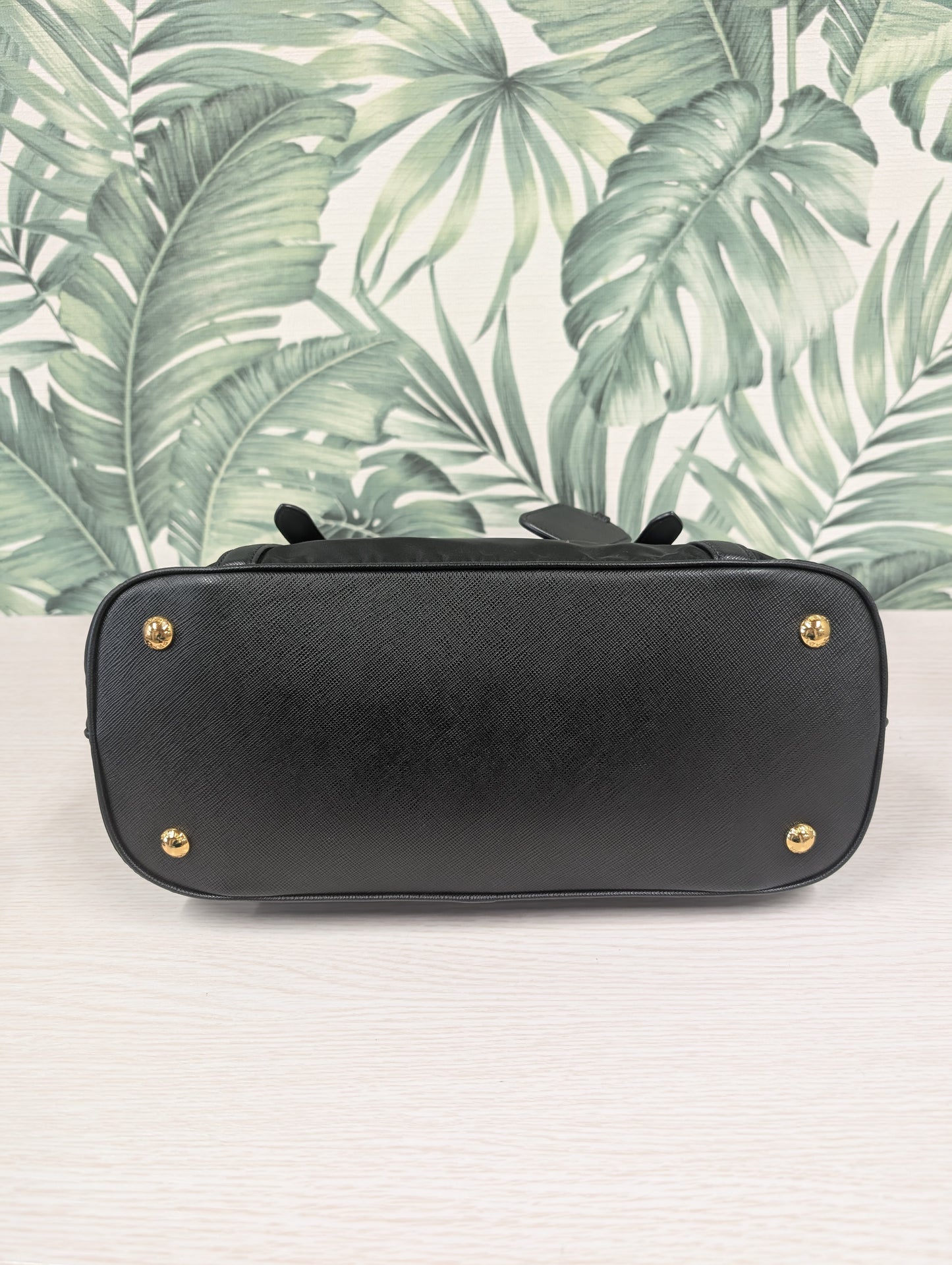 Tessuto Nylon Saffiano Leather