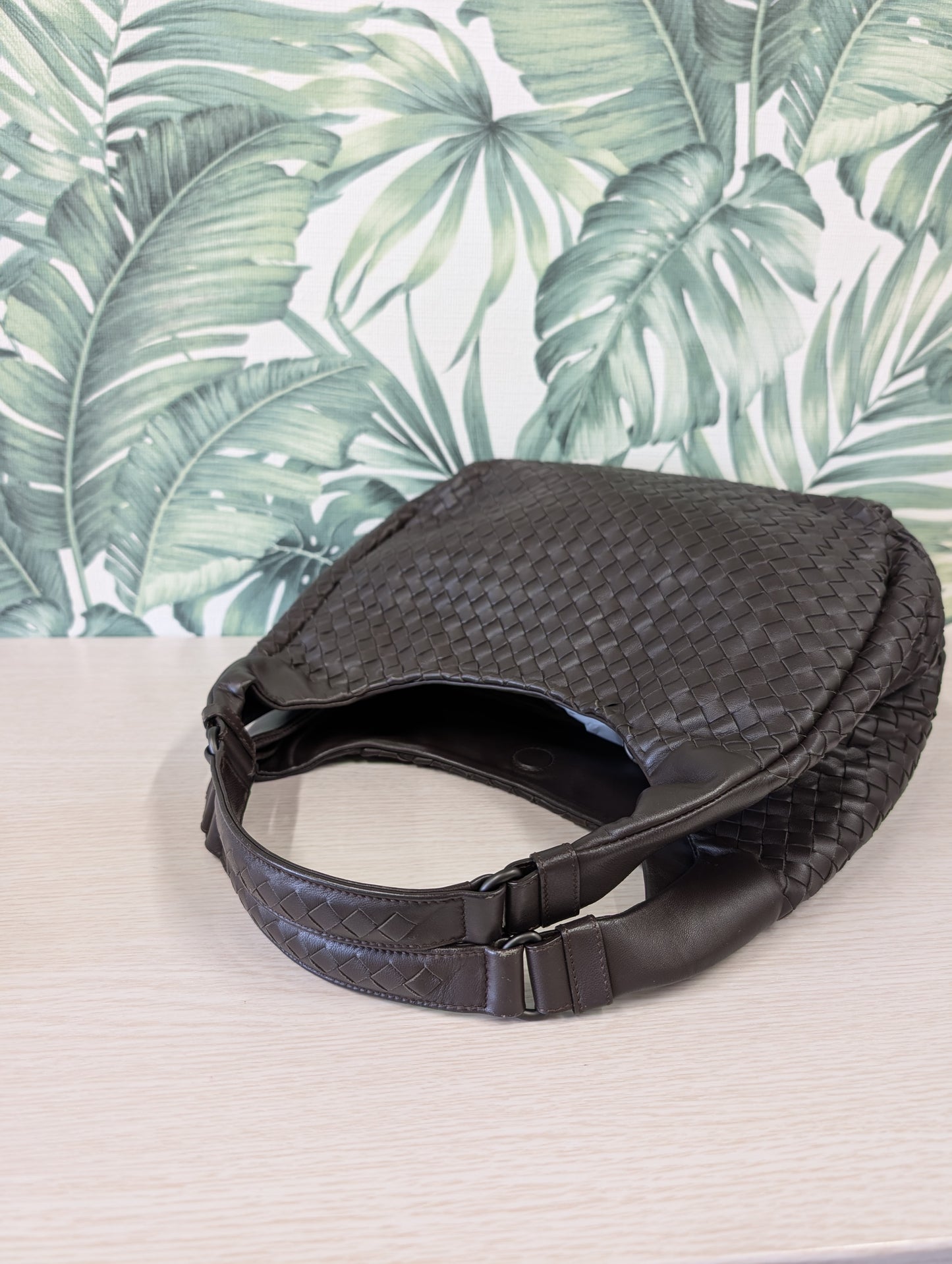 Intrecciato Campana Leather Small