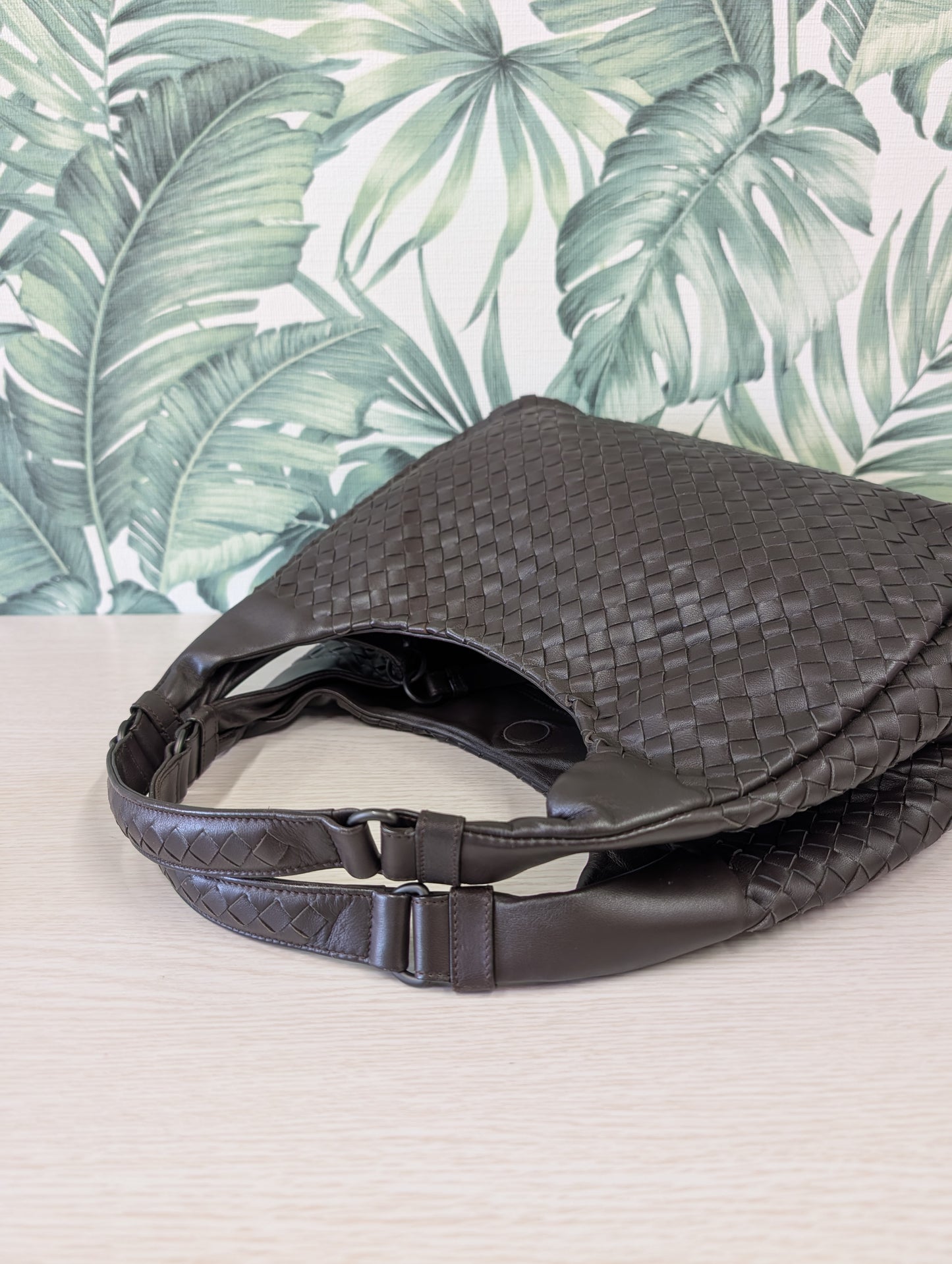 Intrecciato Campana Leather Small