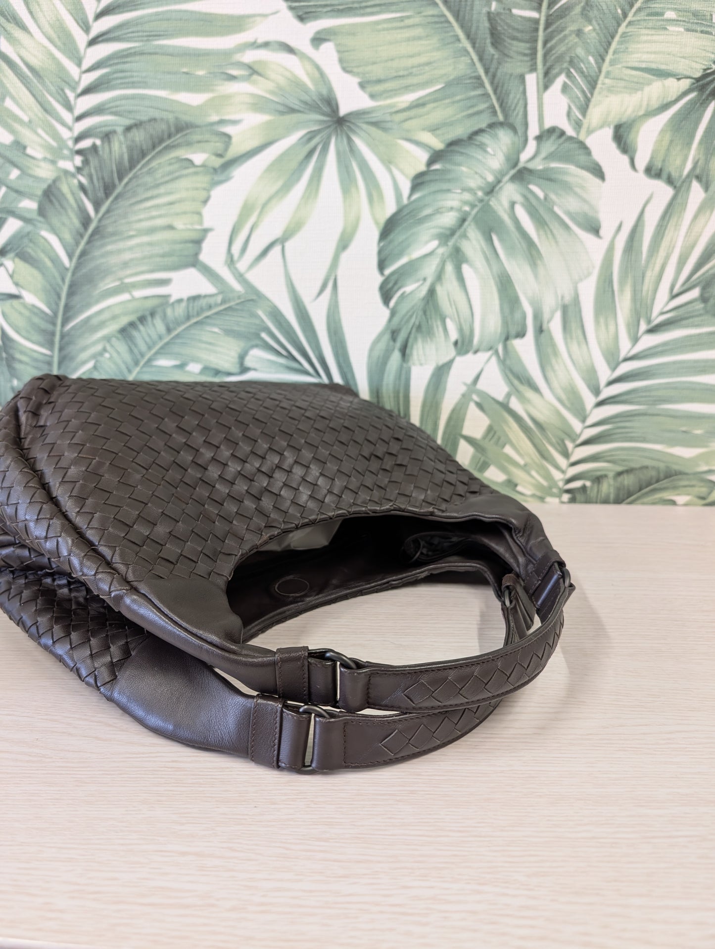Intrecciato Campana Leather Small