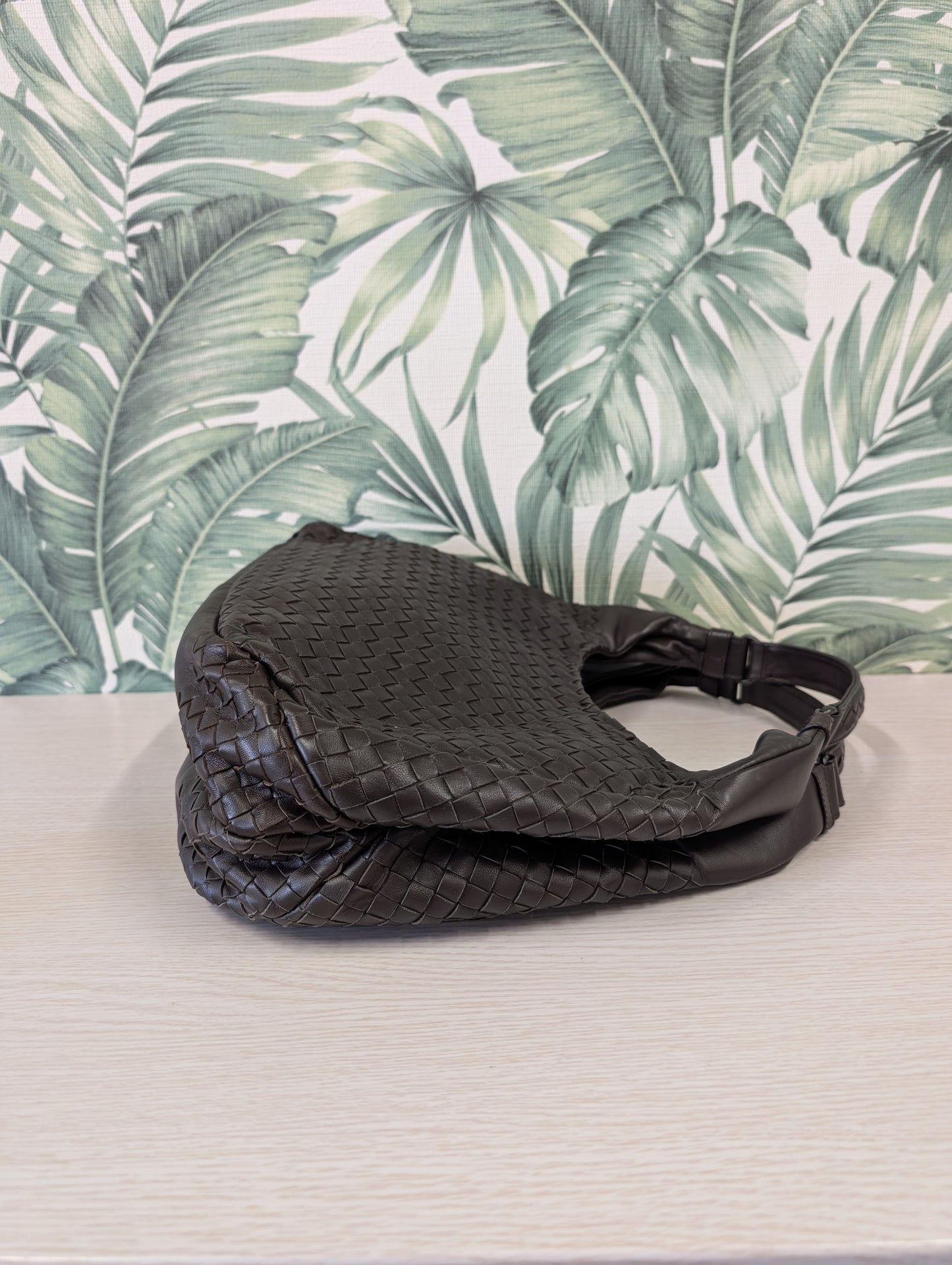 Intrecciato Campana Leather Small