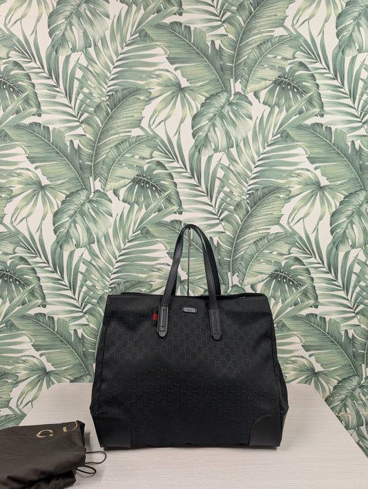 GG Monogram Supreme Large Original Tote Bag Large