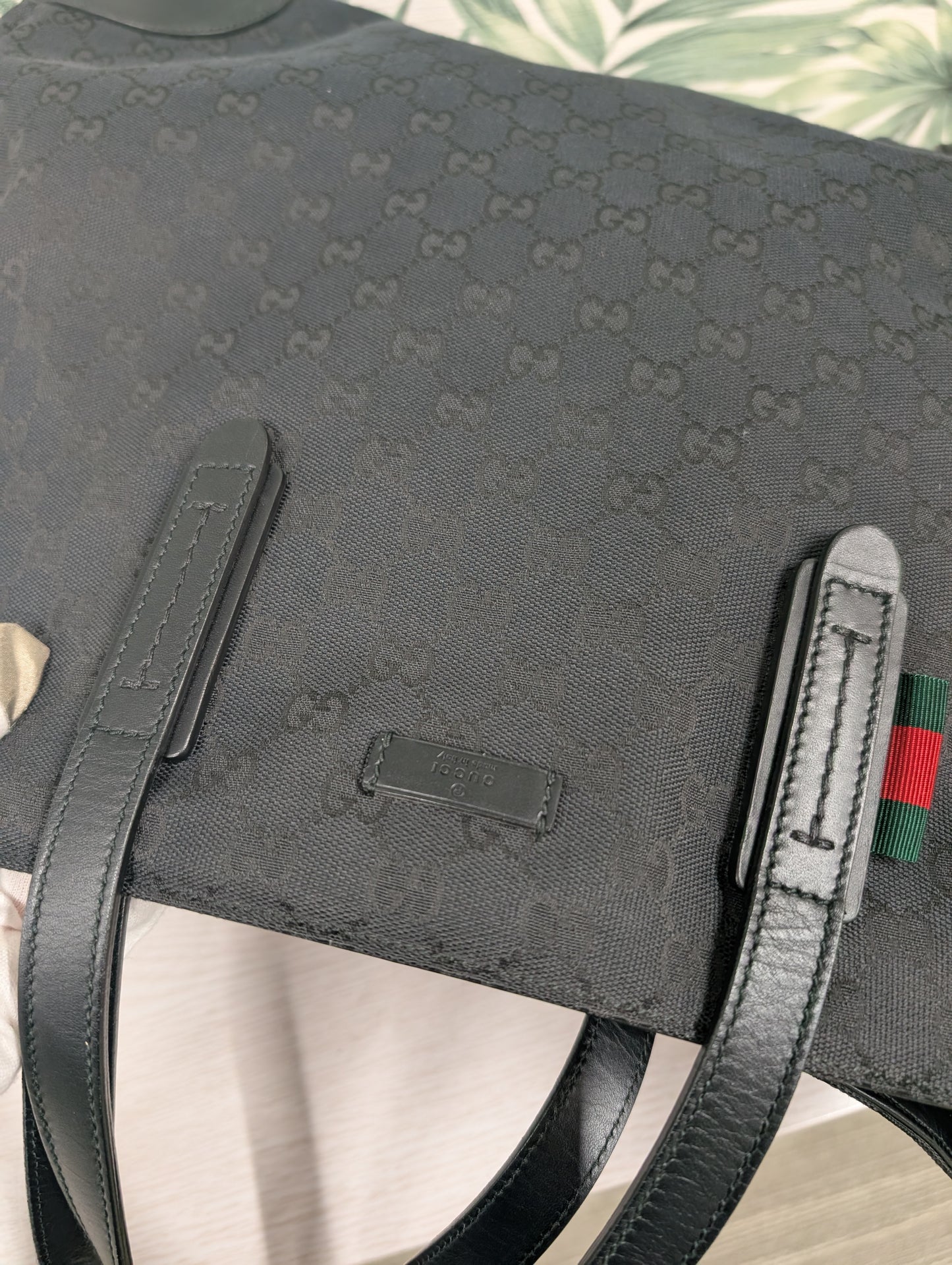 GG Monogram Supreme Large Original Tote Bag Large