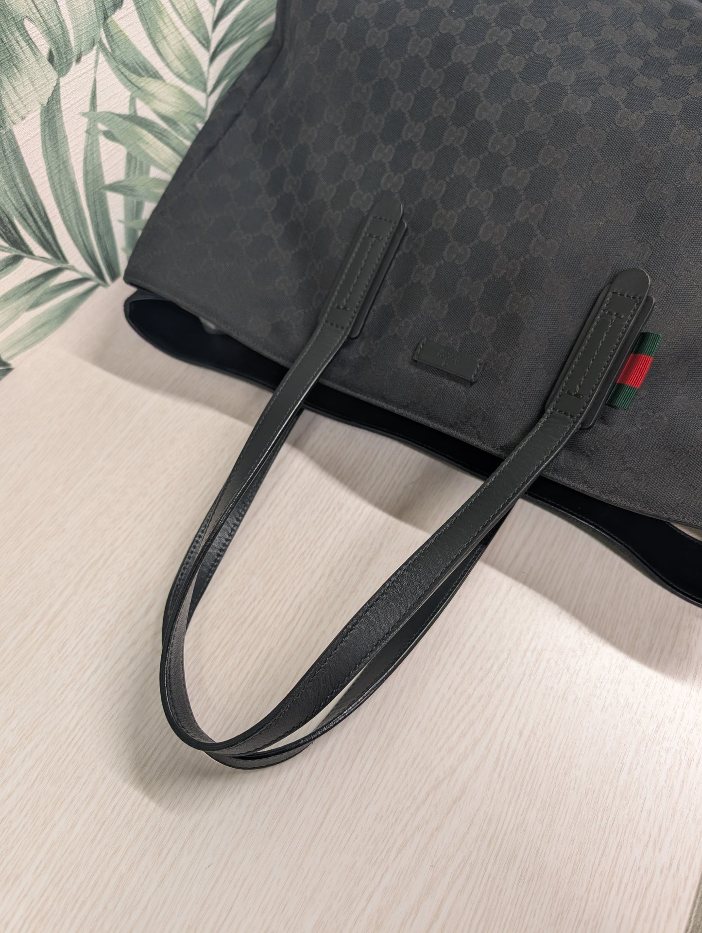 GG Monogram Supreme Large Original Tote Bag Large