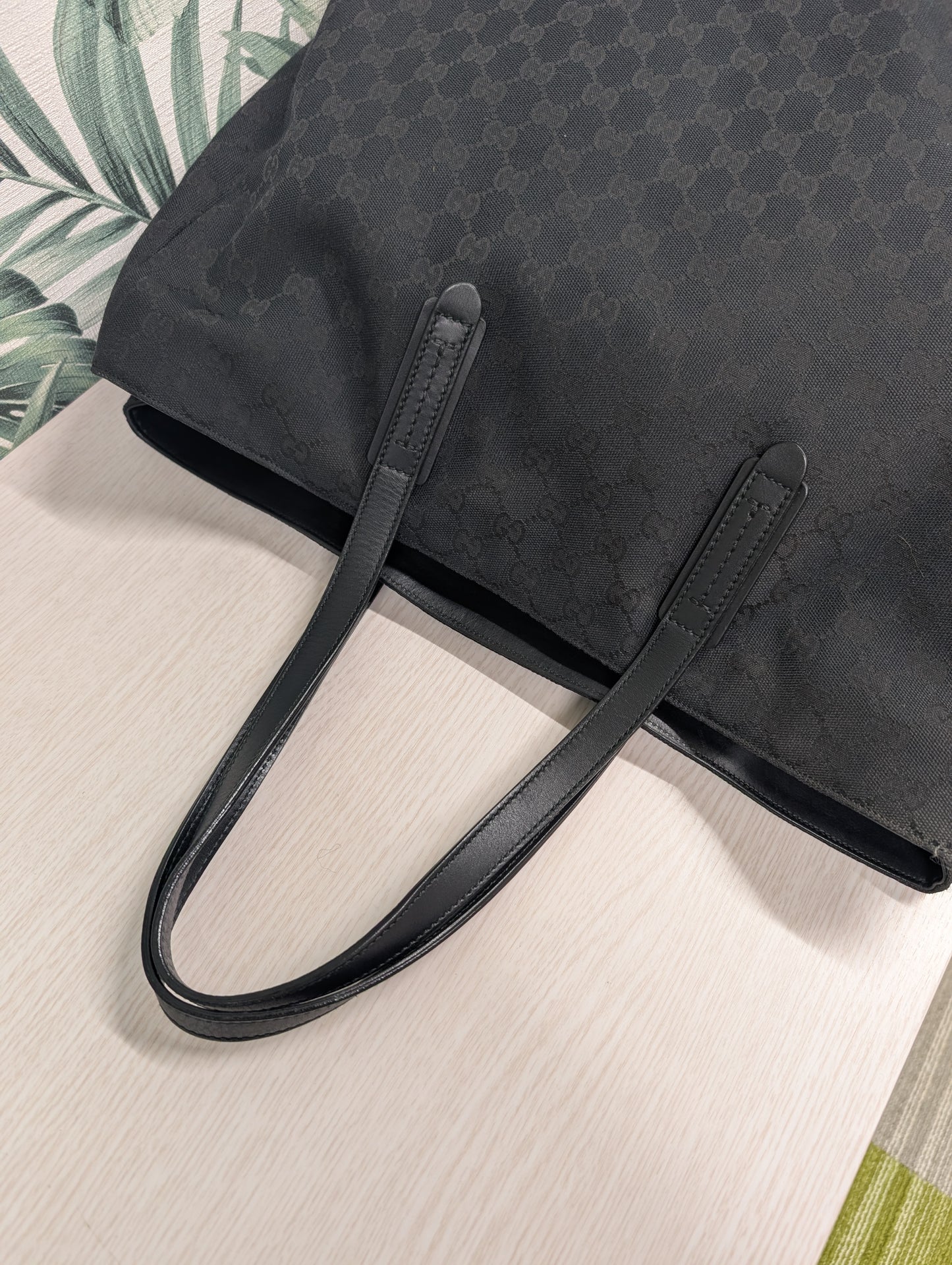 GG Monogram Supreme Large Original Tote Bag Large