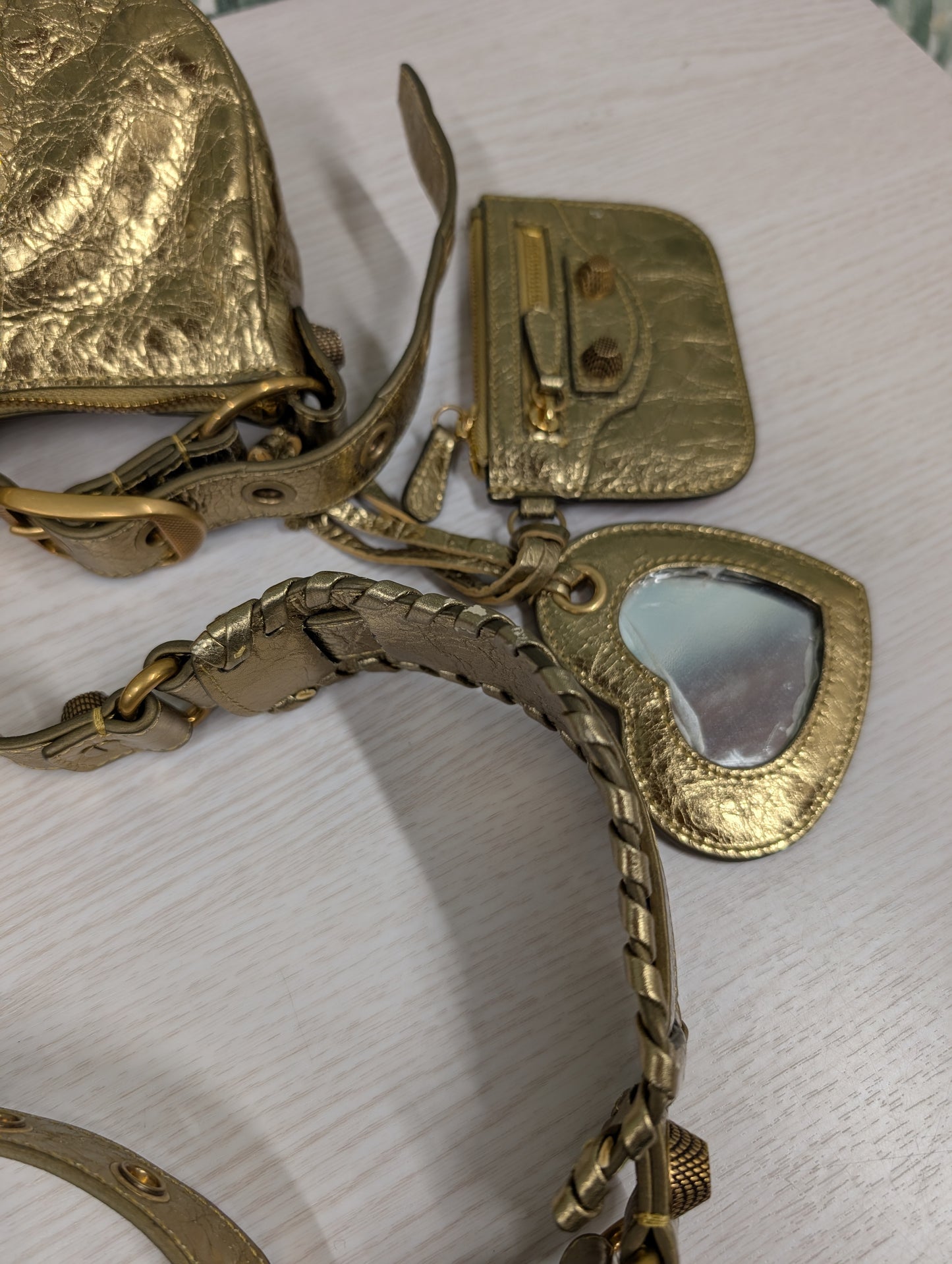 Metallic Agneau Arena Le Cagole Mini