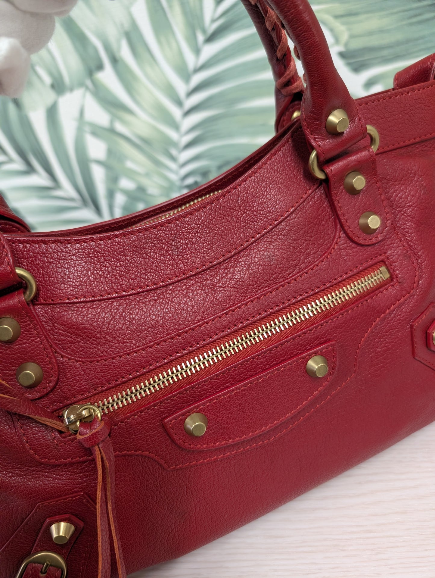 Lambskin Motocross Giant 12 First Satchel