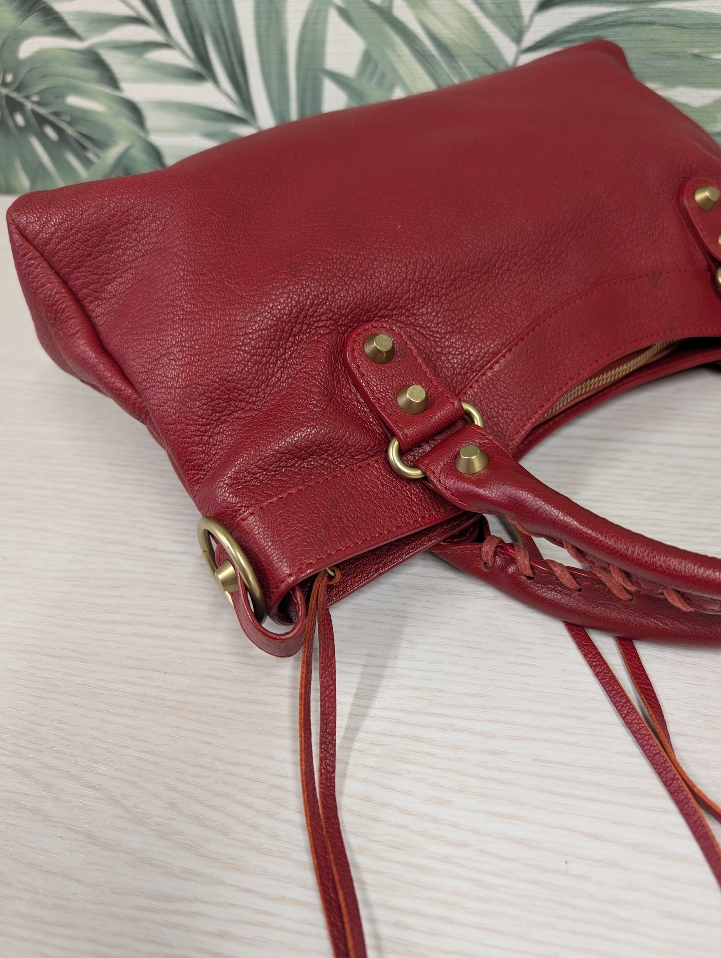 Lambskin Motocross Giant 12 First Satchel