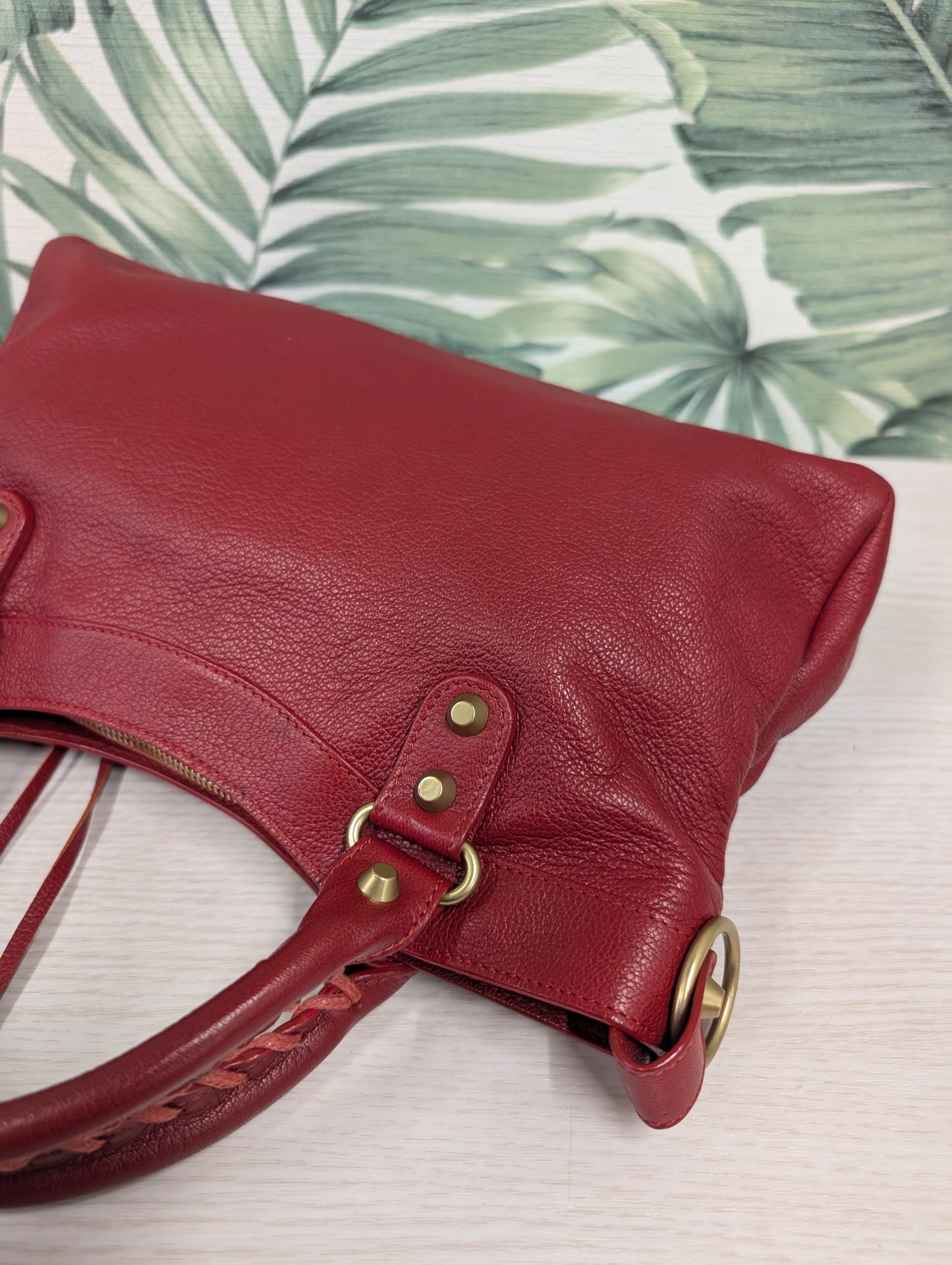 Lambskin Motocross Giant 12 First Satchel