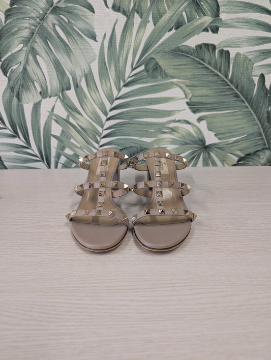 Rockstud Mule Sandals 37