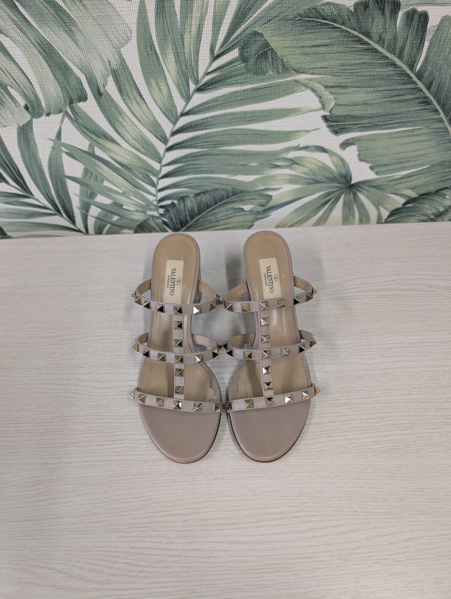 Rockstud Mule Sandals 37