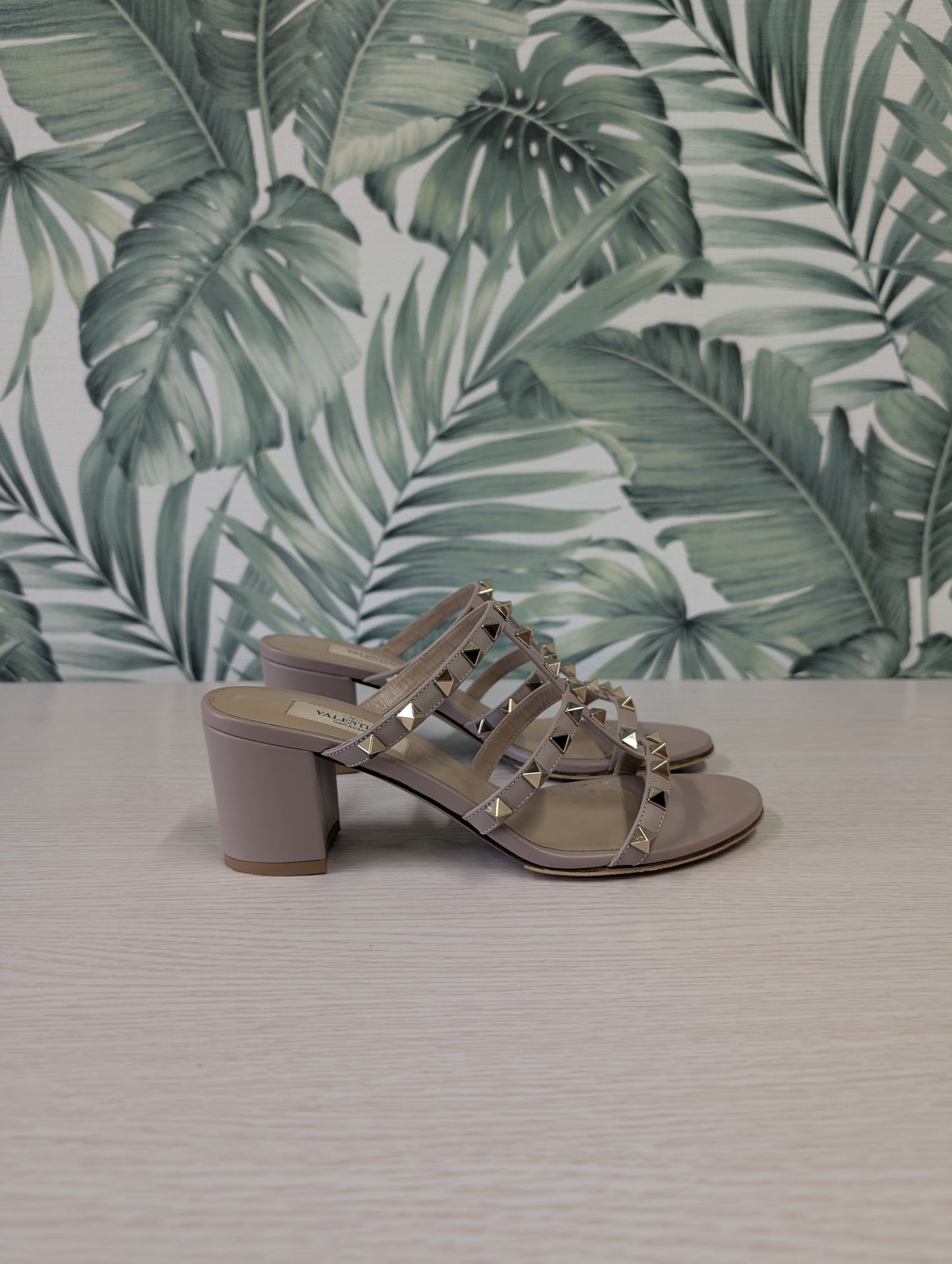 Rockstud Mule Sandals 37
