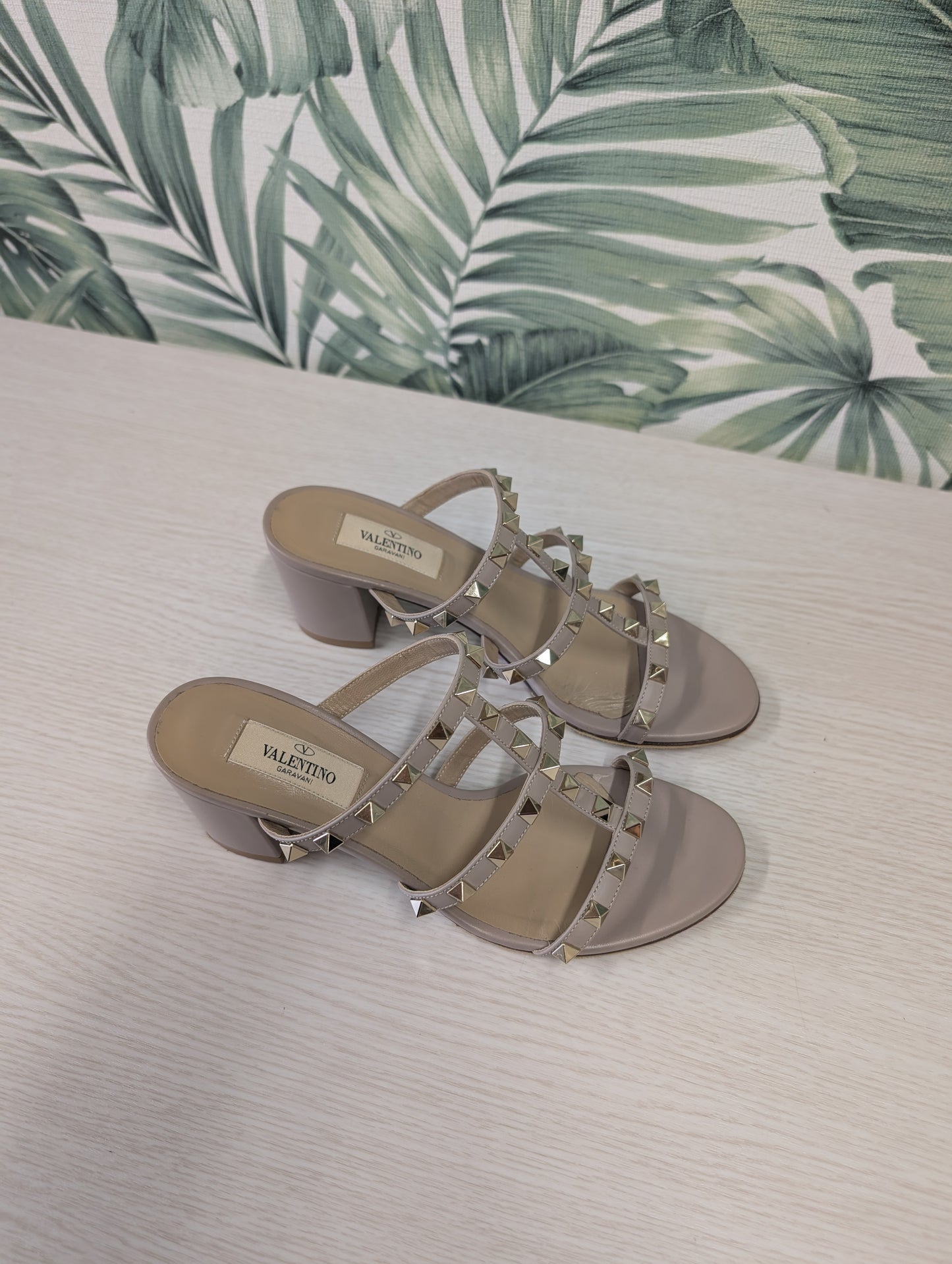 Rockstud Mule Sandals 37