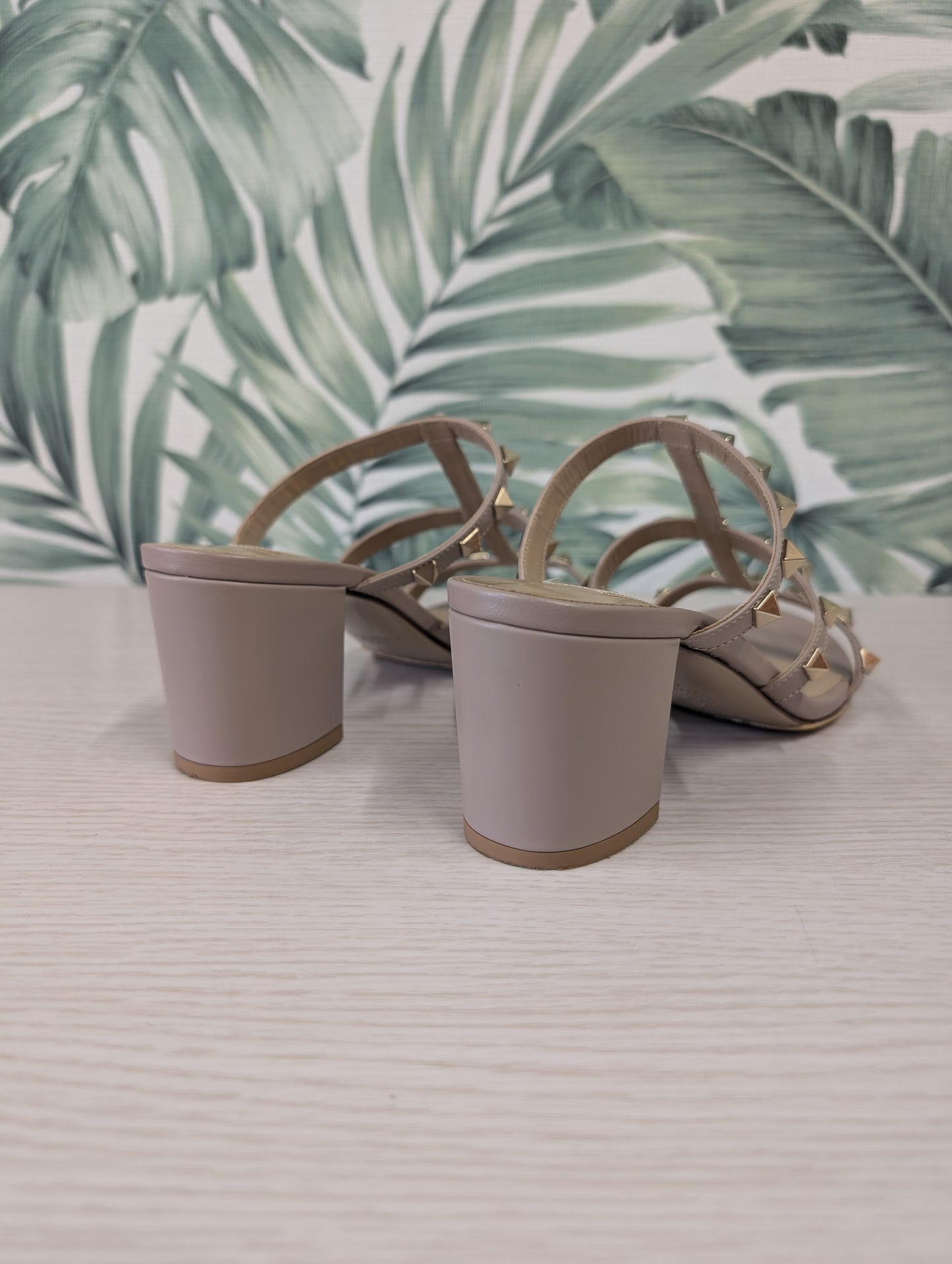 Rockstud Mule Sandals 37