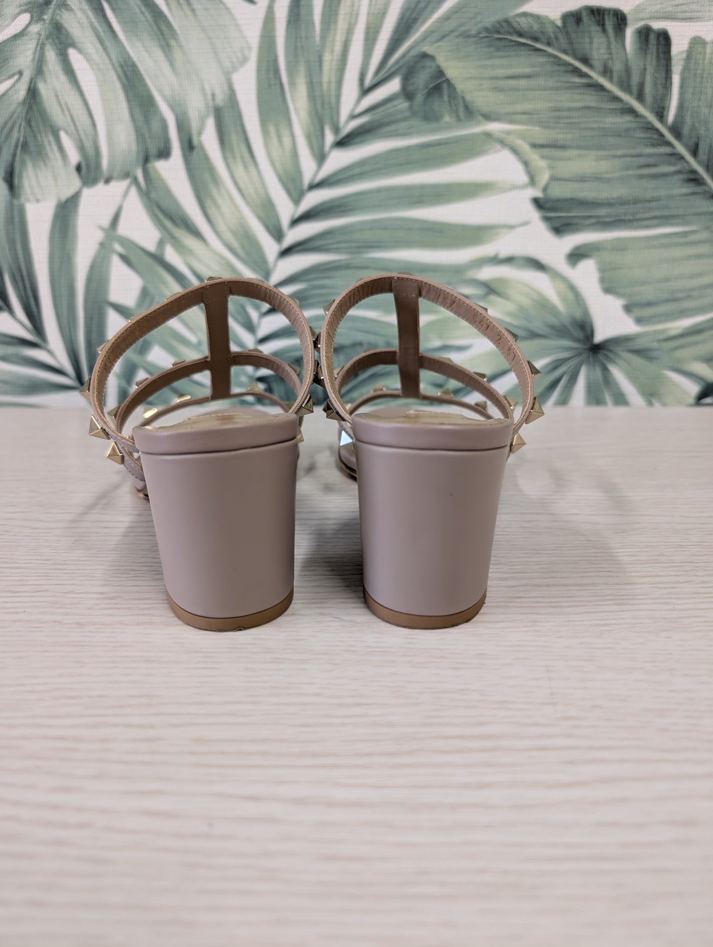 Rockstud Mule Sandals 37