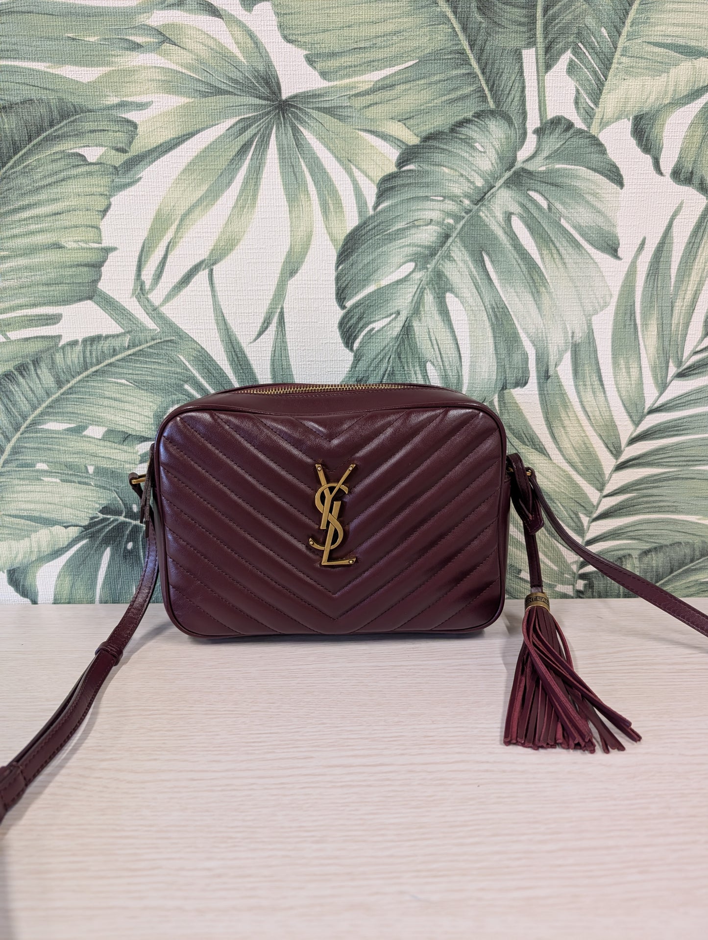 Matelassé Leather Monogram Lou Camera Bag Small