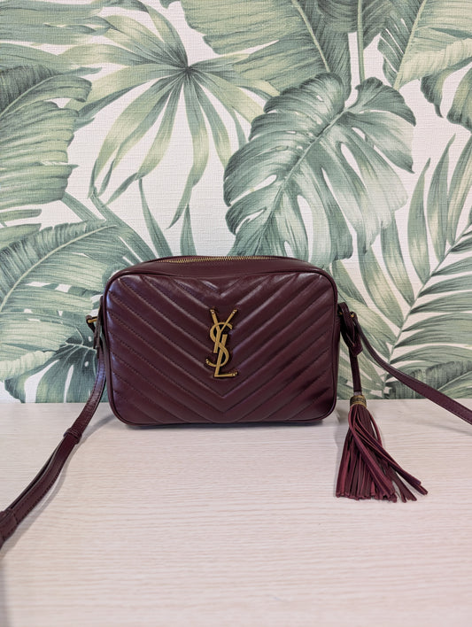 Matelassé Leather Monogram Lou Camera Bag Small
