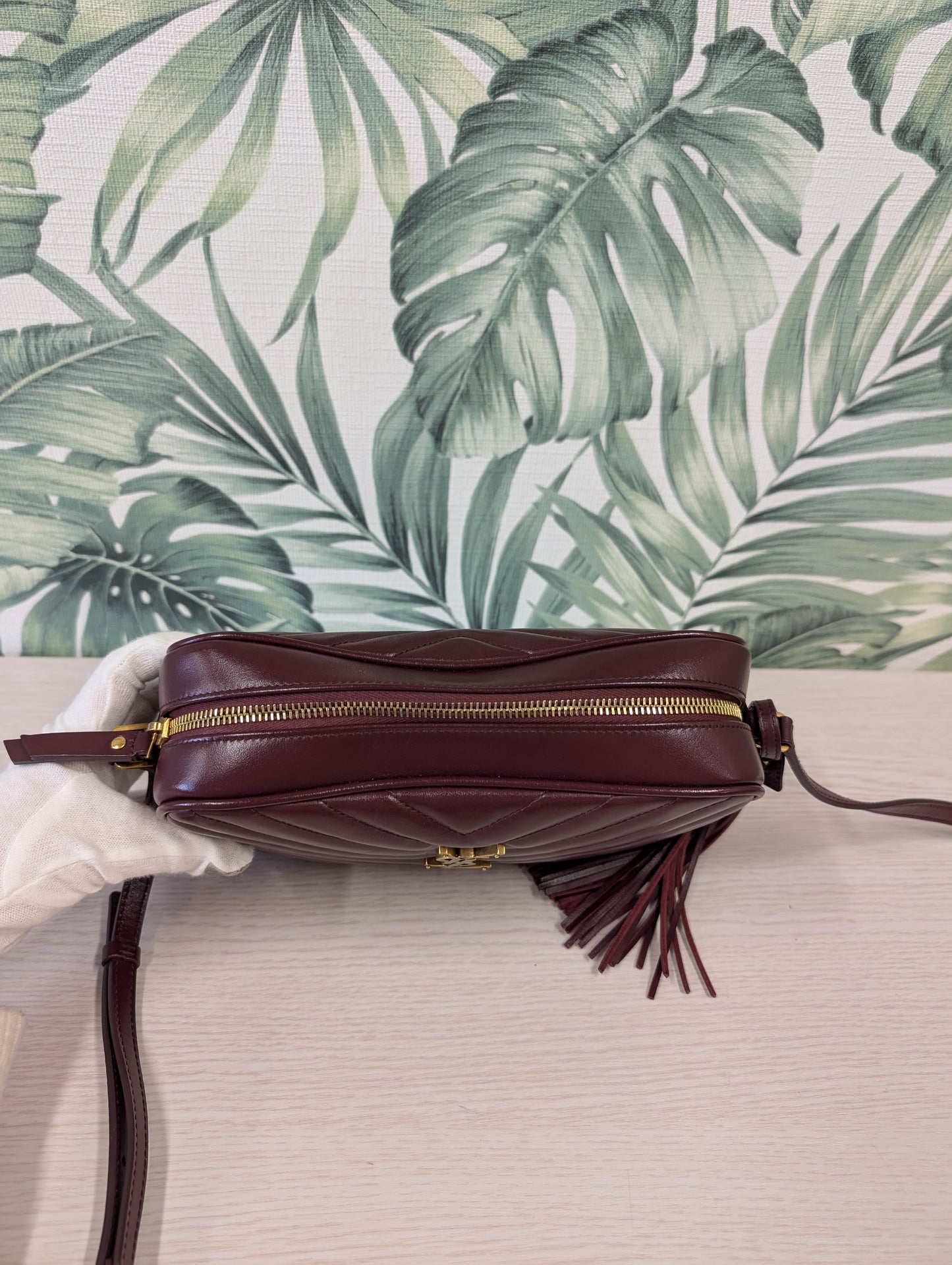 Matelassé Leather Monogram Lou Camera Bag Small