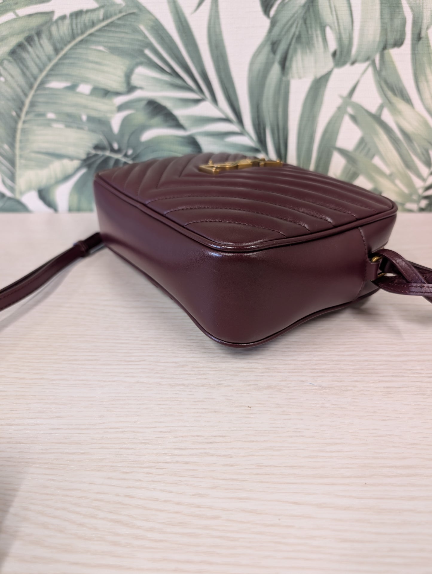 Matelassé Leather Monogram Lou Camera Bag Small