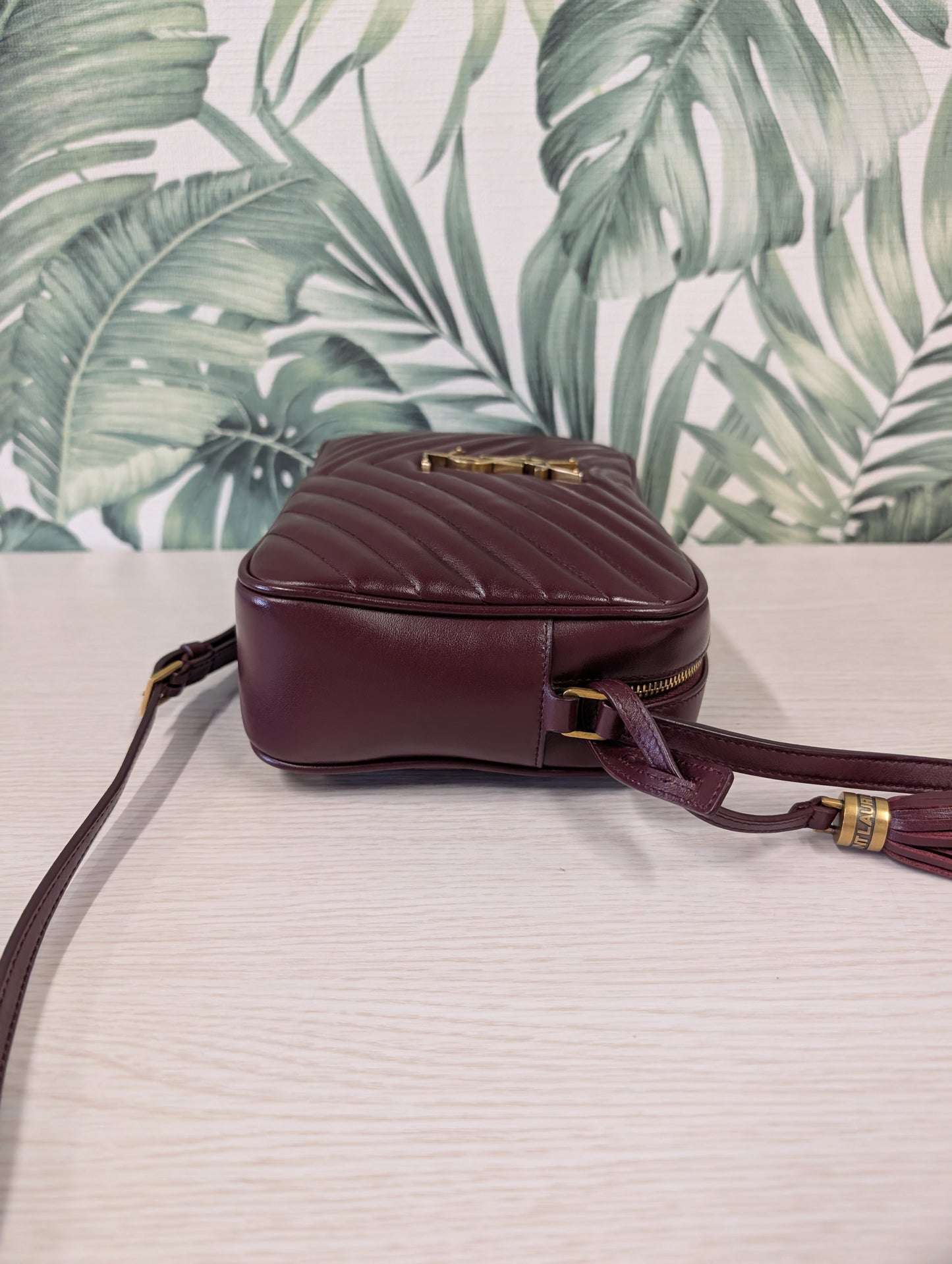 Matelassé Leather Monogram Lou Camera Bag Small