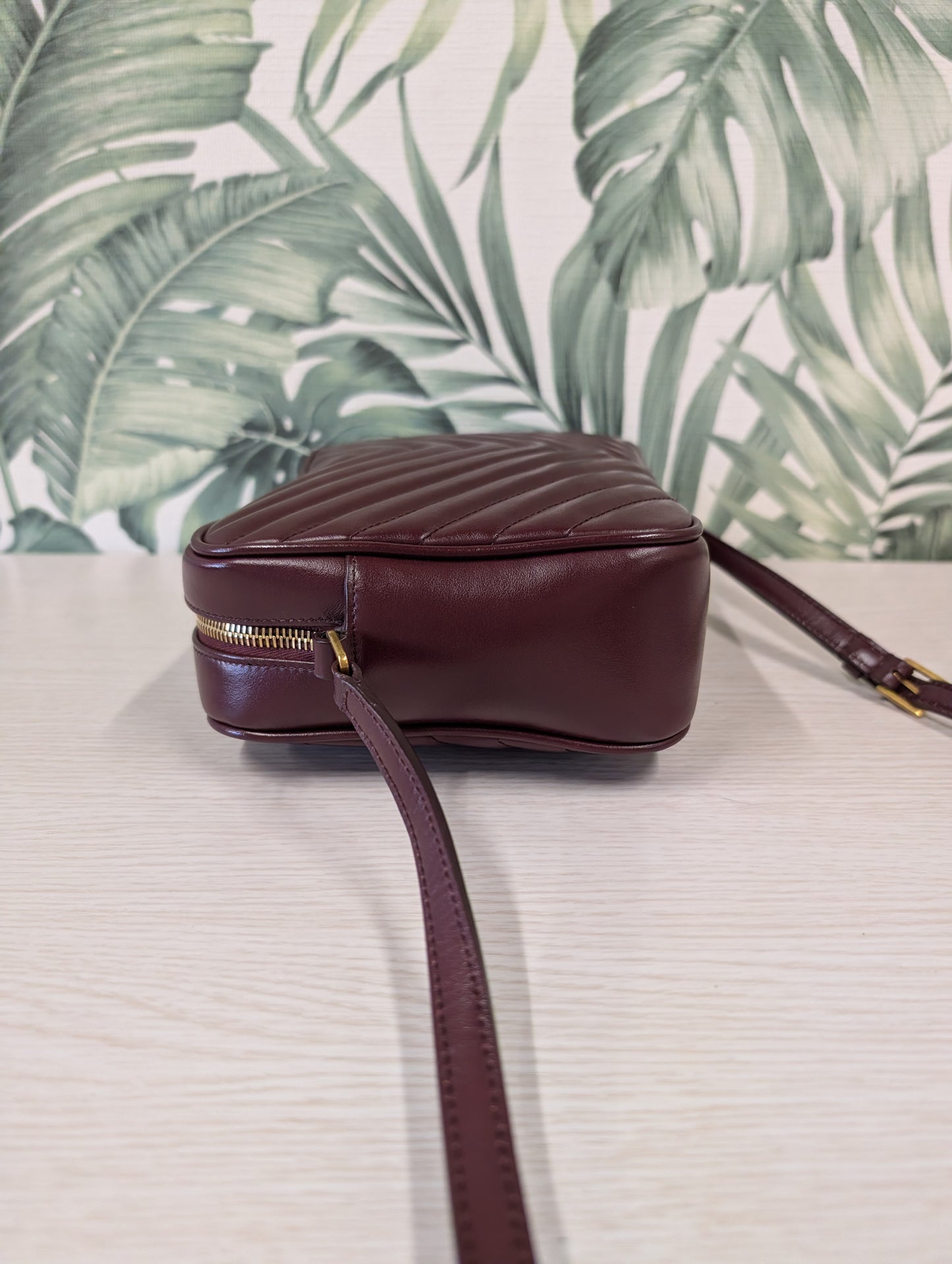 Matelassé Leather Monogram Lou Camera Bag Small