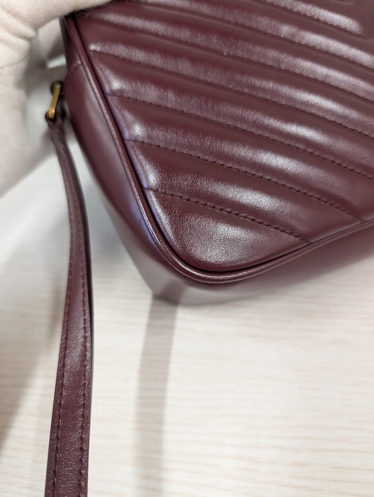 Matelassé Leather Monogram Lou Camera Bag Small