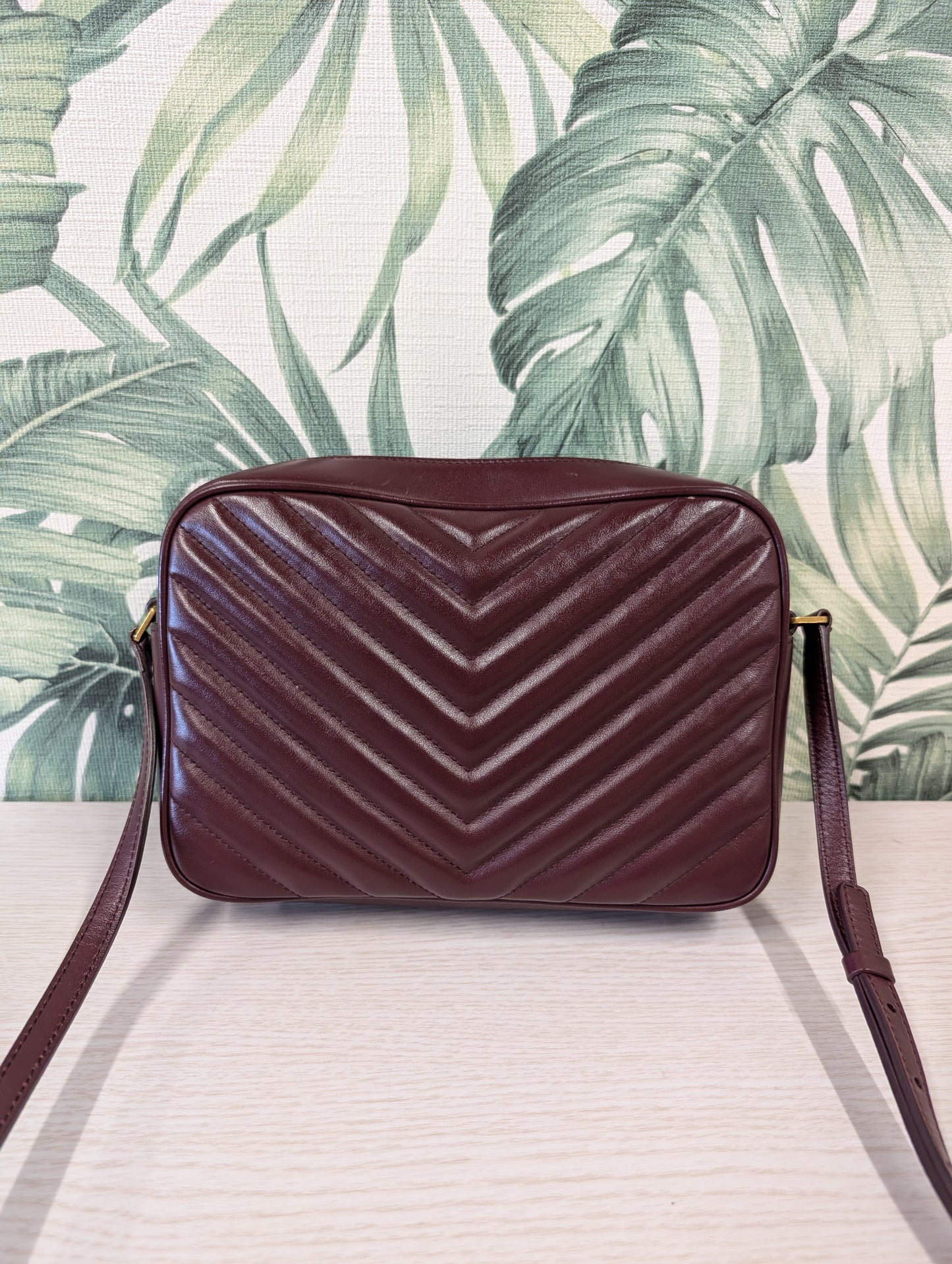 Matelassé Leather Monogram Lou Camera Bag Small