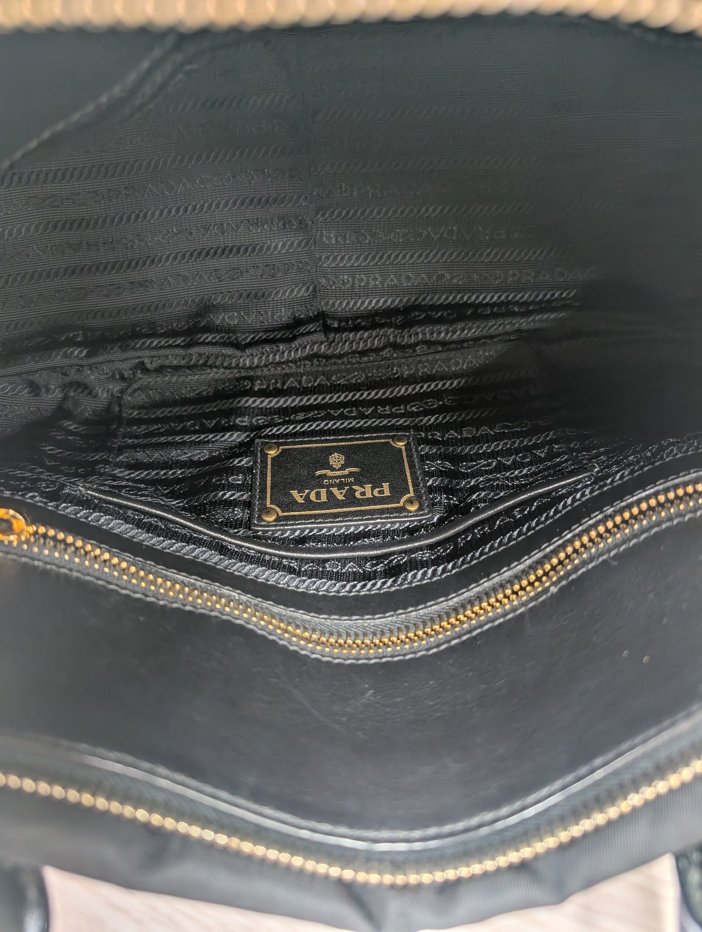 Tessuto Nylon Convertible Top Handle Long Tote