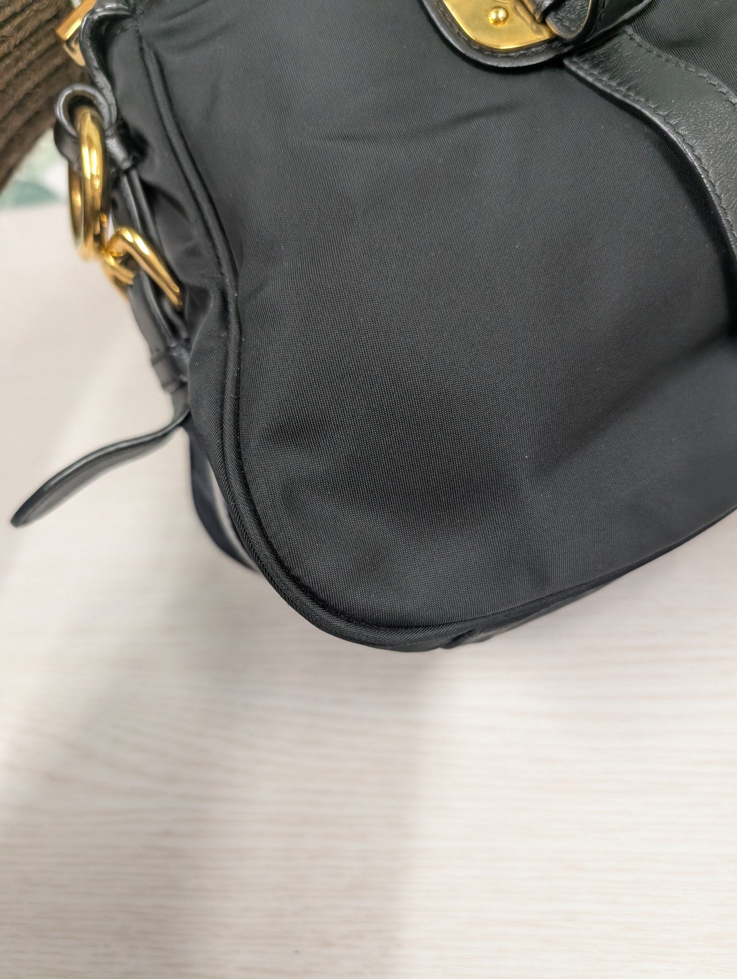Tessuto Nylon Convertible Top Handle Long Tote