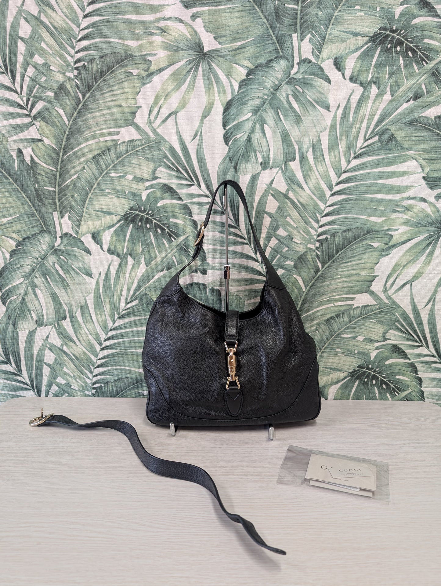 Vintage Jackie Grained Leather Large