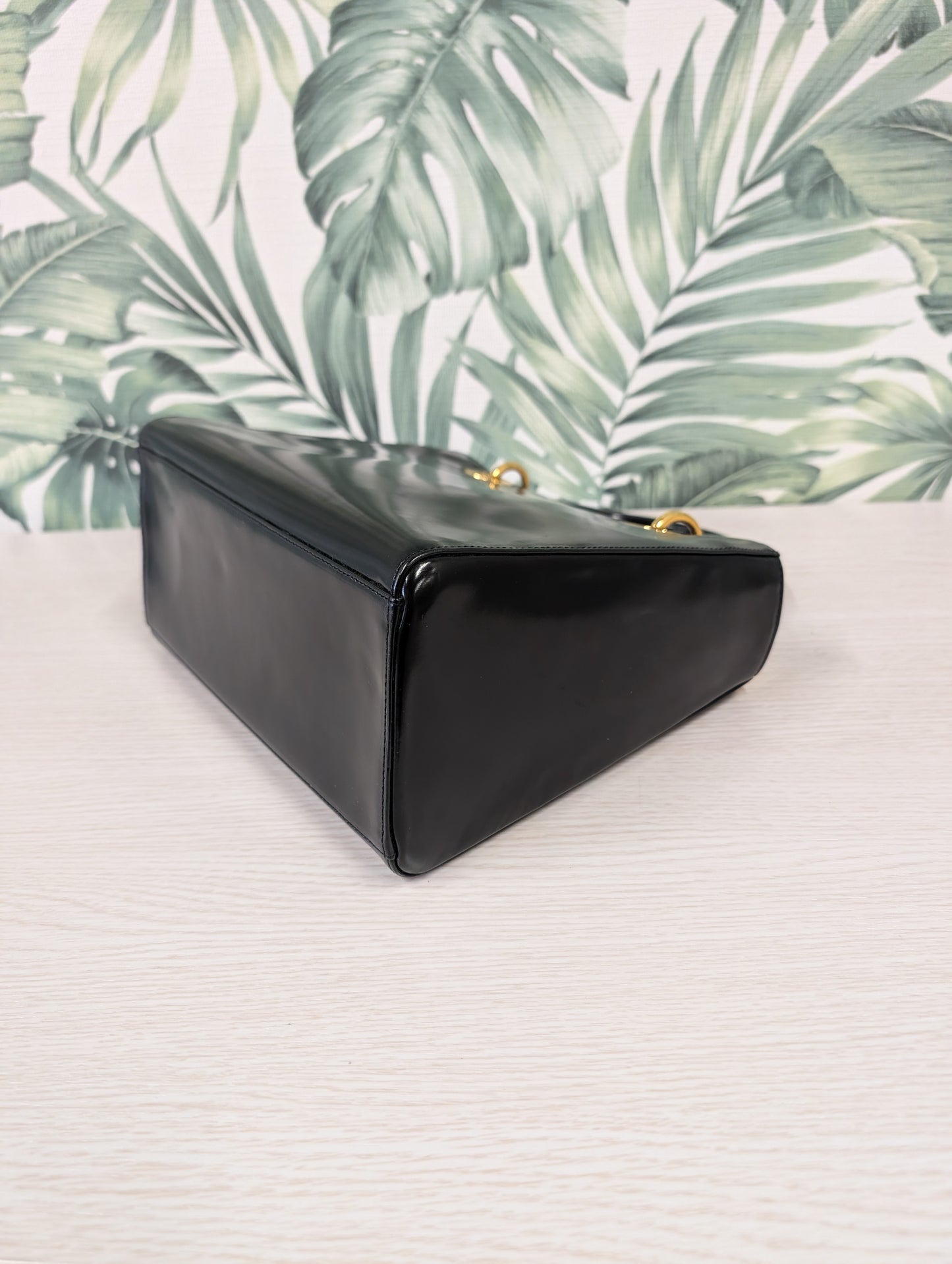Lady Dior Smooth Patent Leather Medium