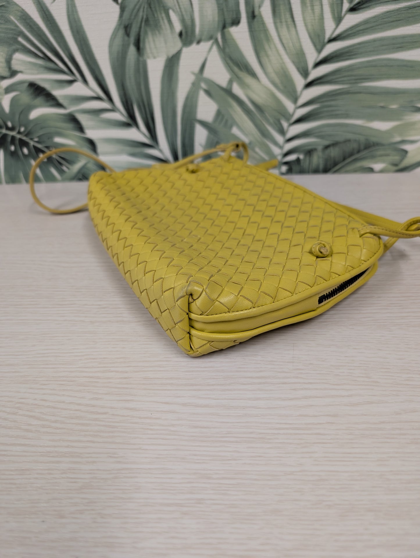 Intrecciato Leather Nodini Small