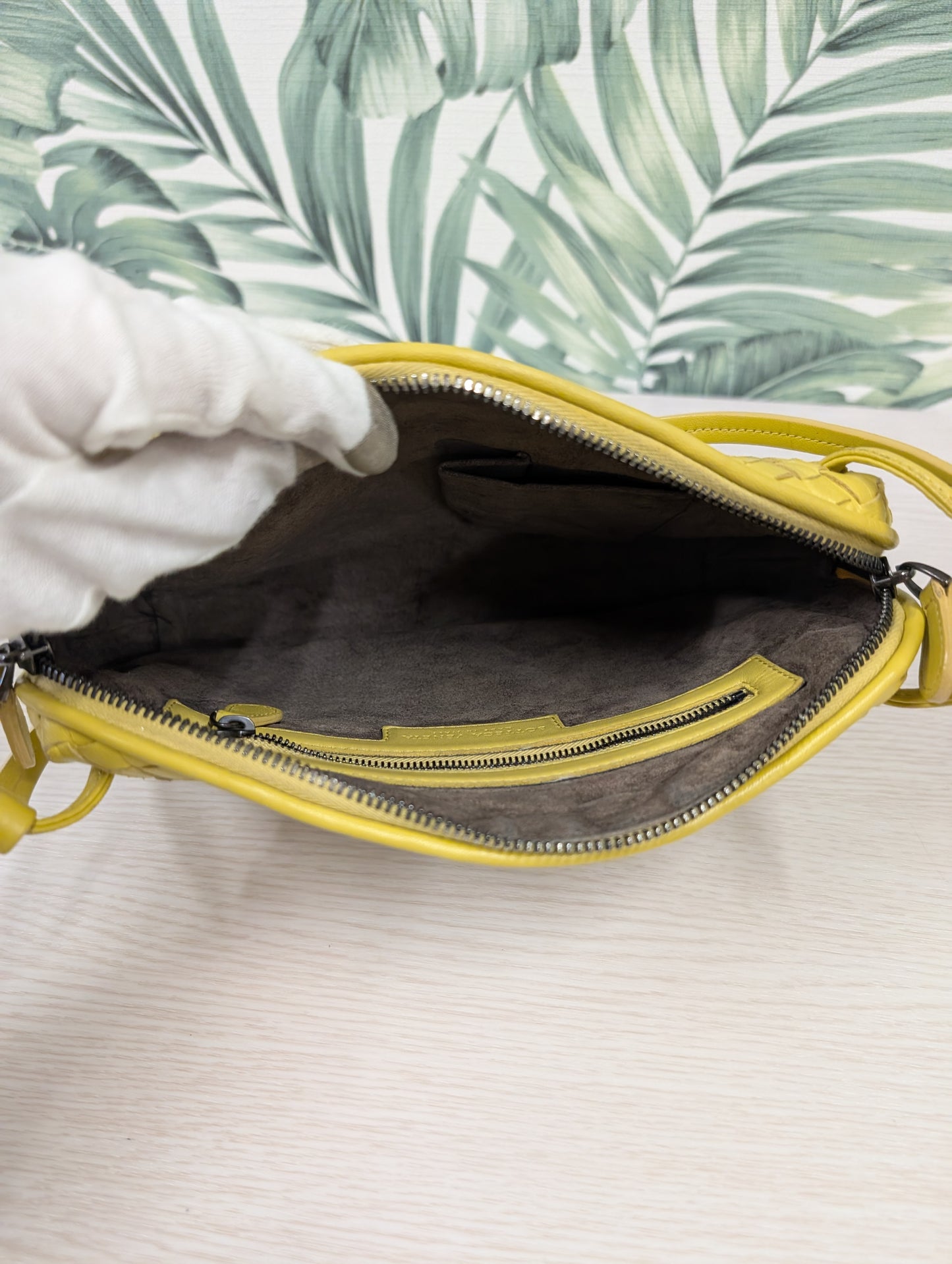 Intrecciato Leather Nodini Small