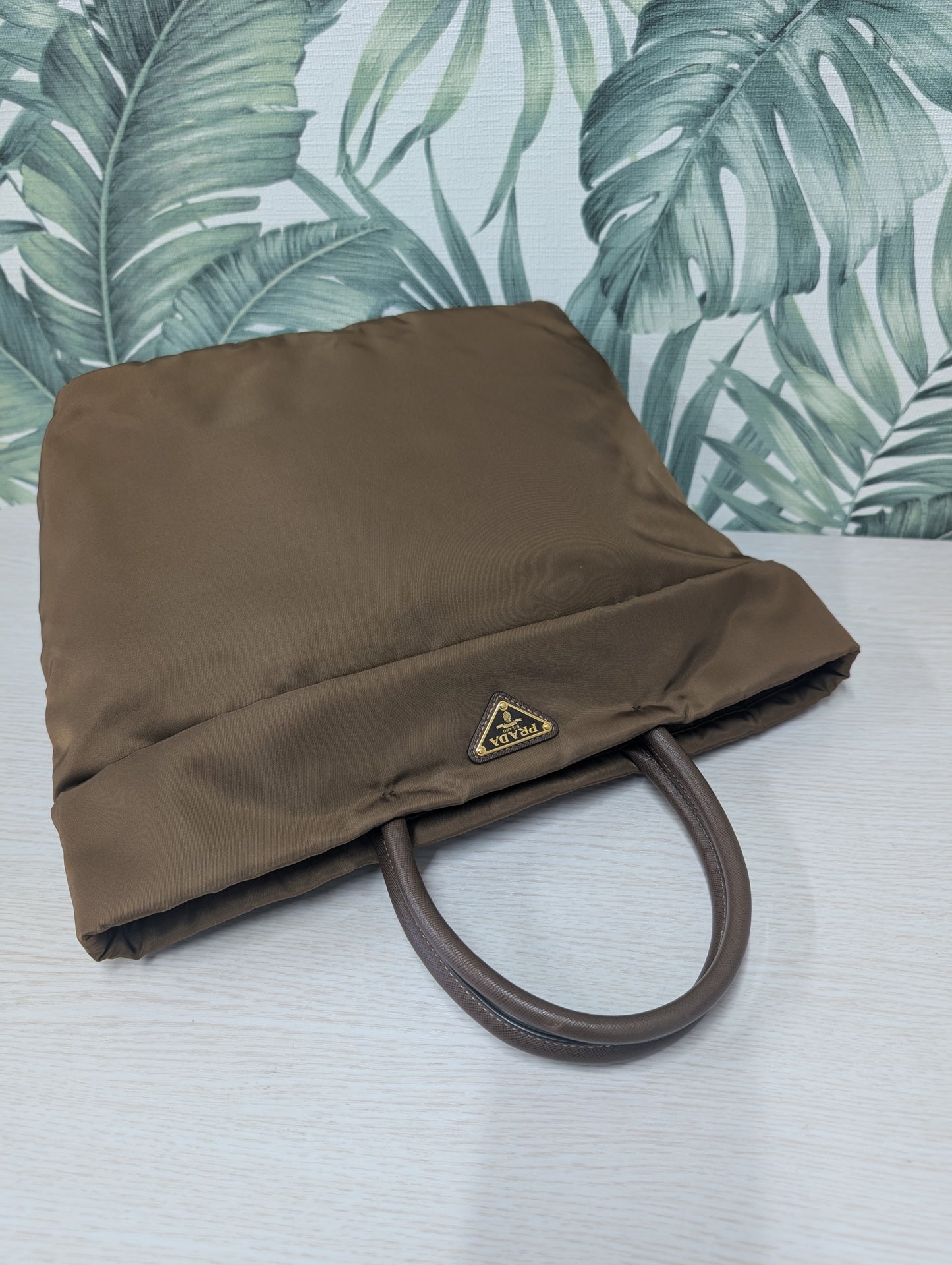 Tessuto Nylon Convertible Shopping Tote Bag Small