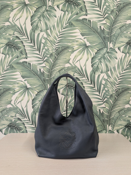 Vintage Dunas Leather Hobo