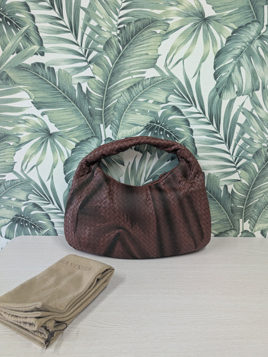 Intrecciato Woven Nappa Leather Embroidered