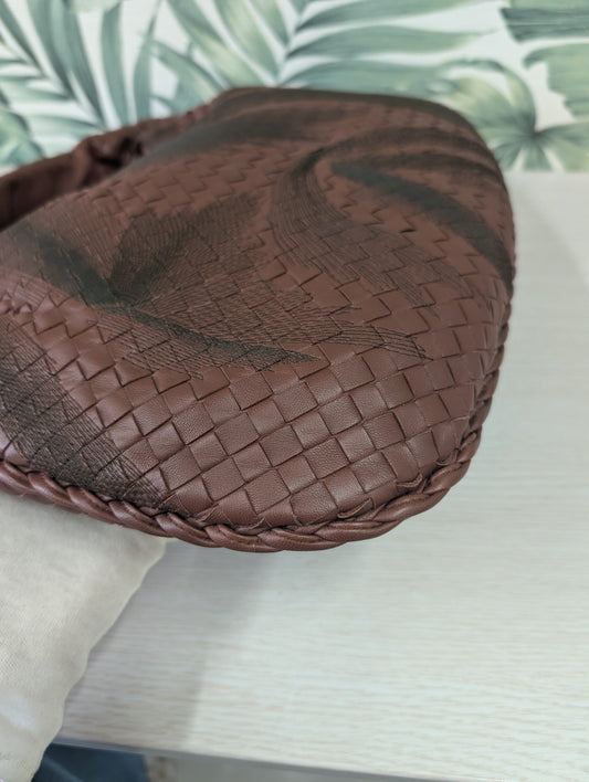 Intrecciato Woven Nappa Leather Embroidered