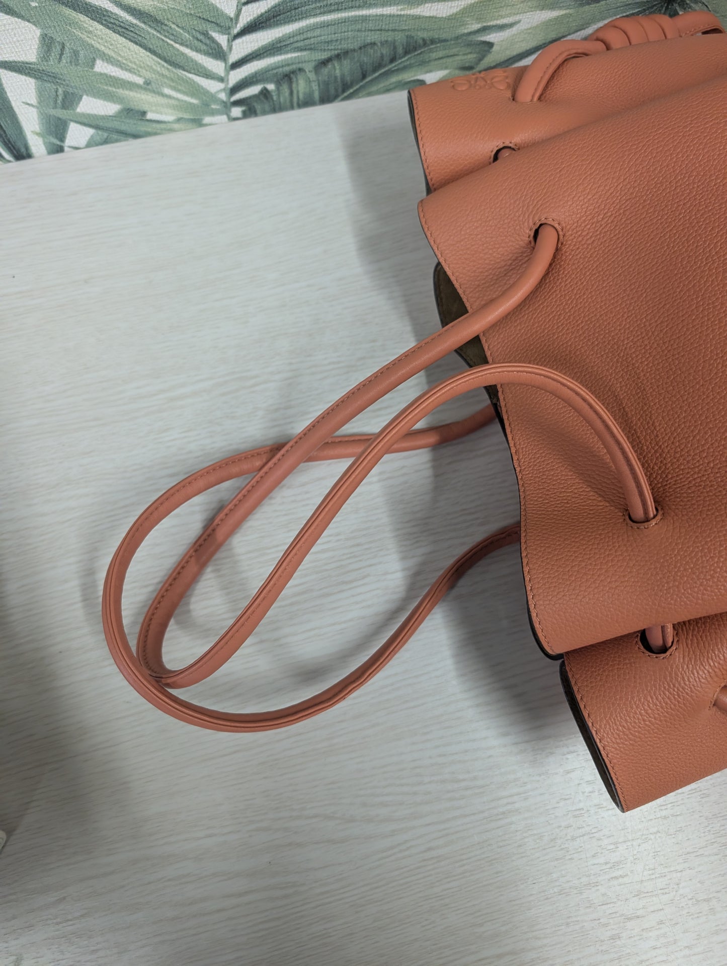 Leather Flamenco Knot Tote