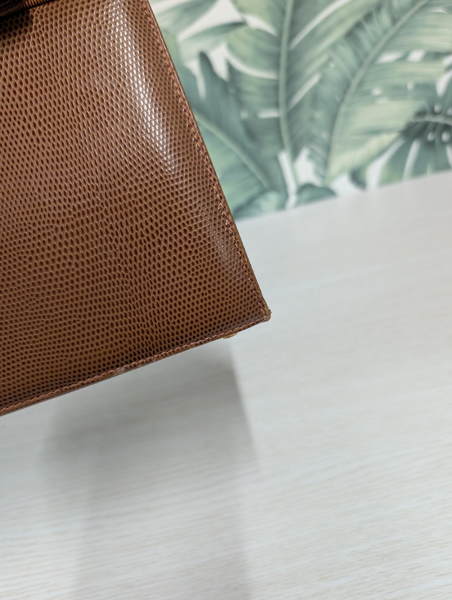 Vintage Vara-Embossed Lizard 2-way Small
