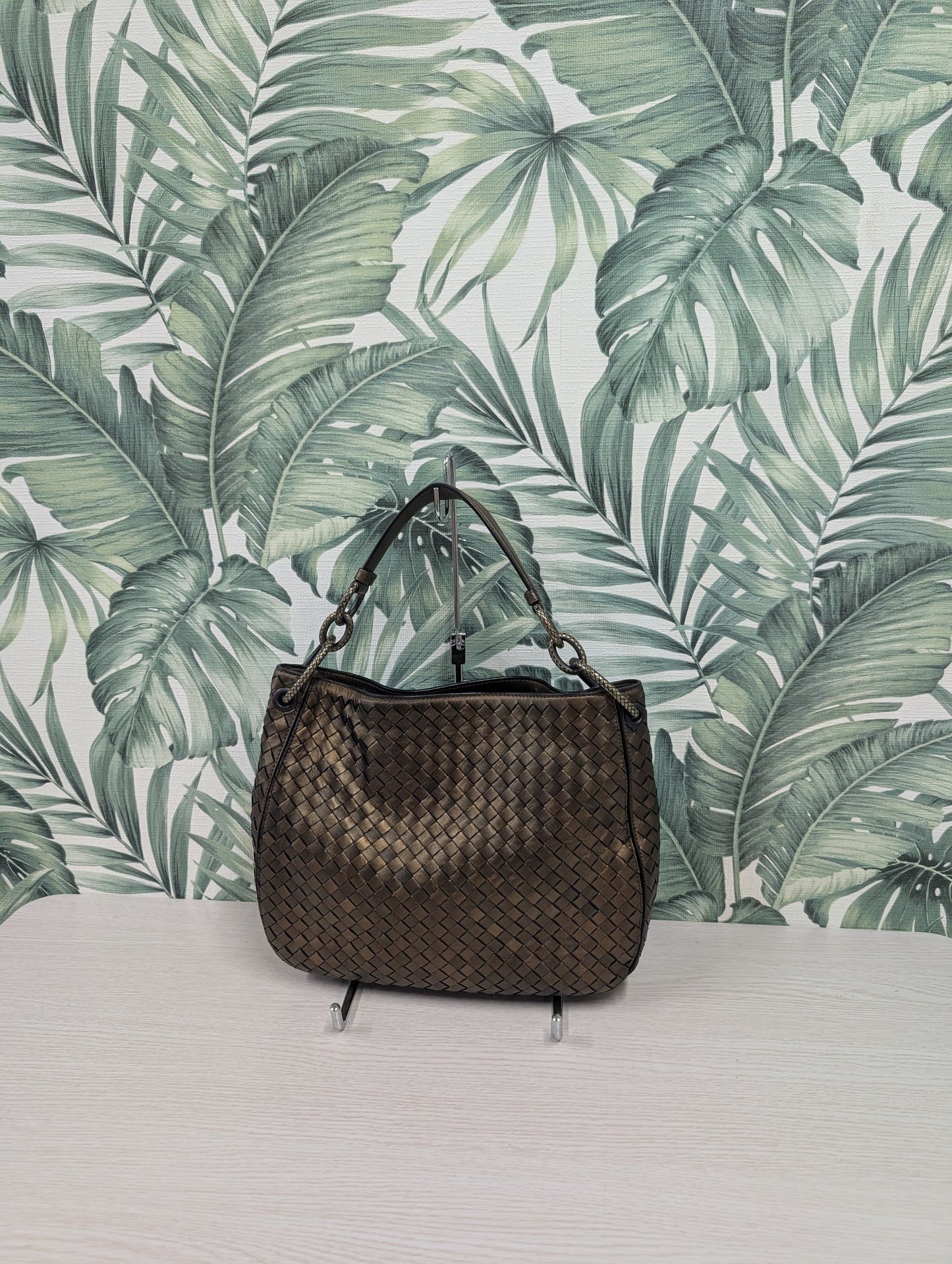 Intrecciato Nappa Leather Loop Small