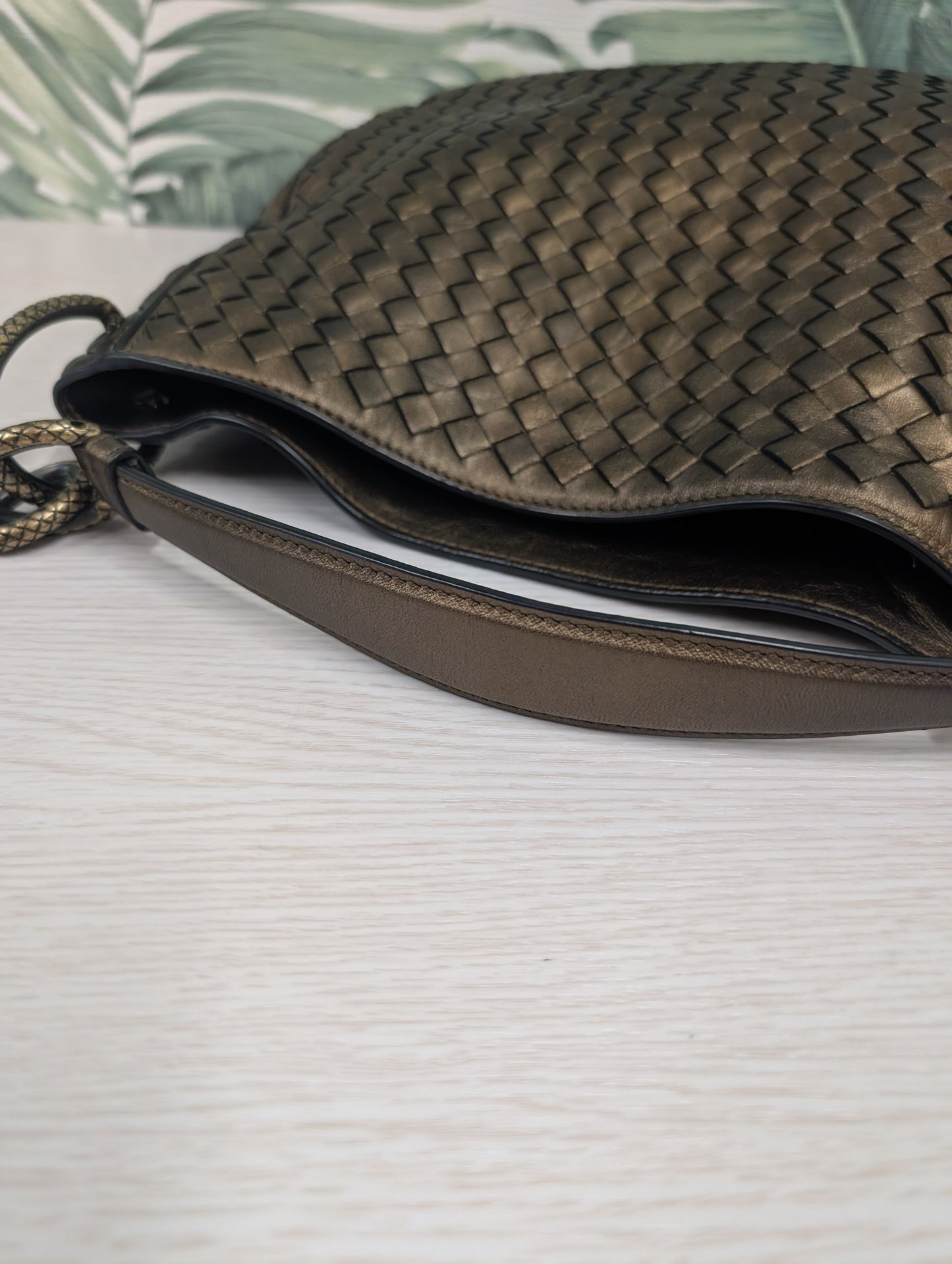 Intrecciato Nappa Leather Loop Small