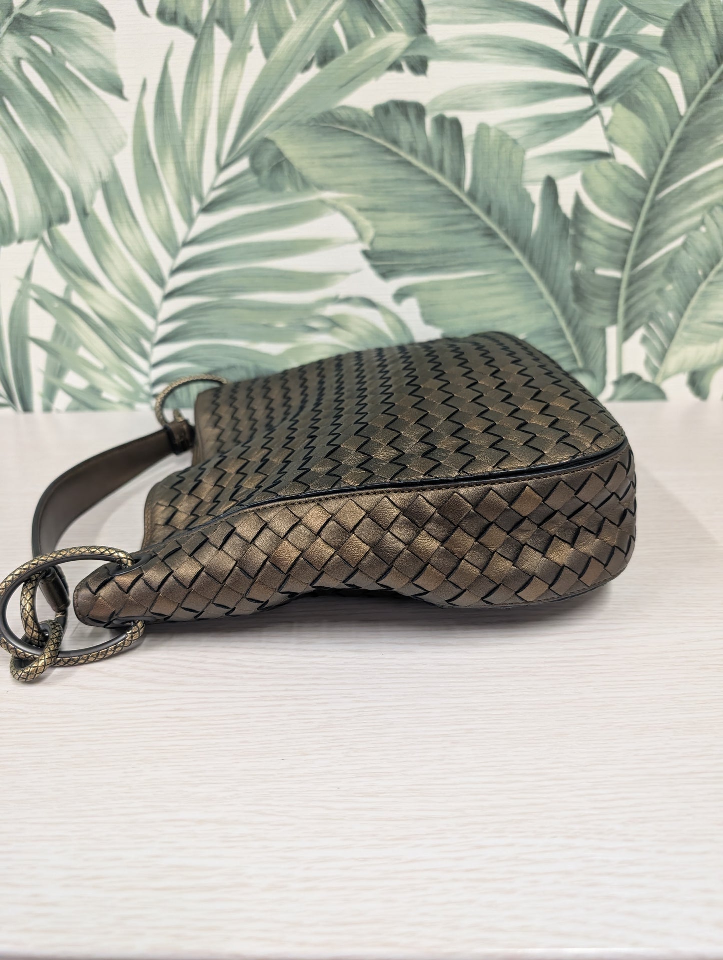Intrecciato Nappa Leather Loop Small