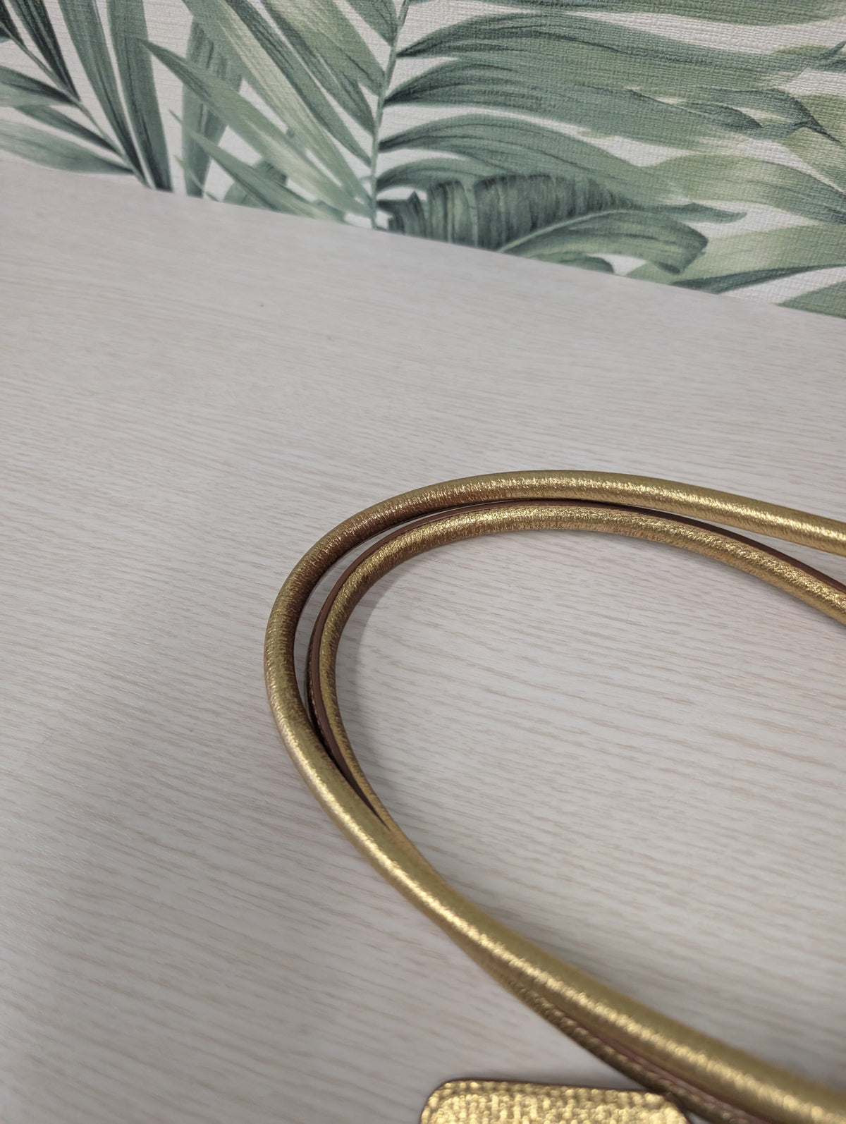 Woven Raffia in Gold