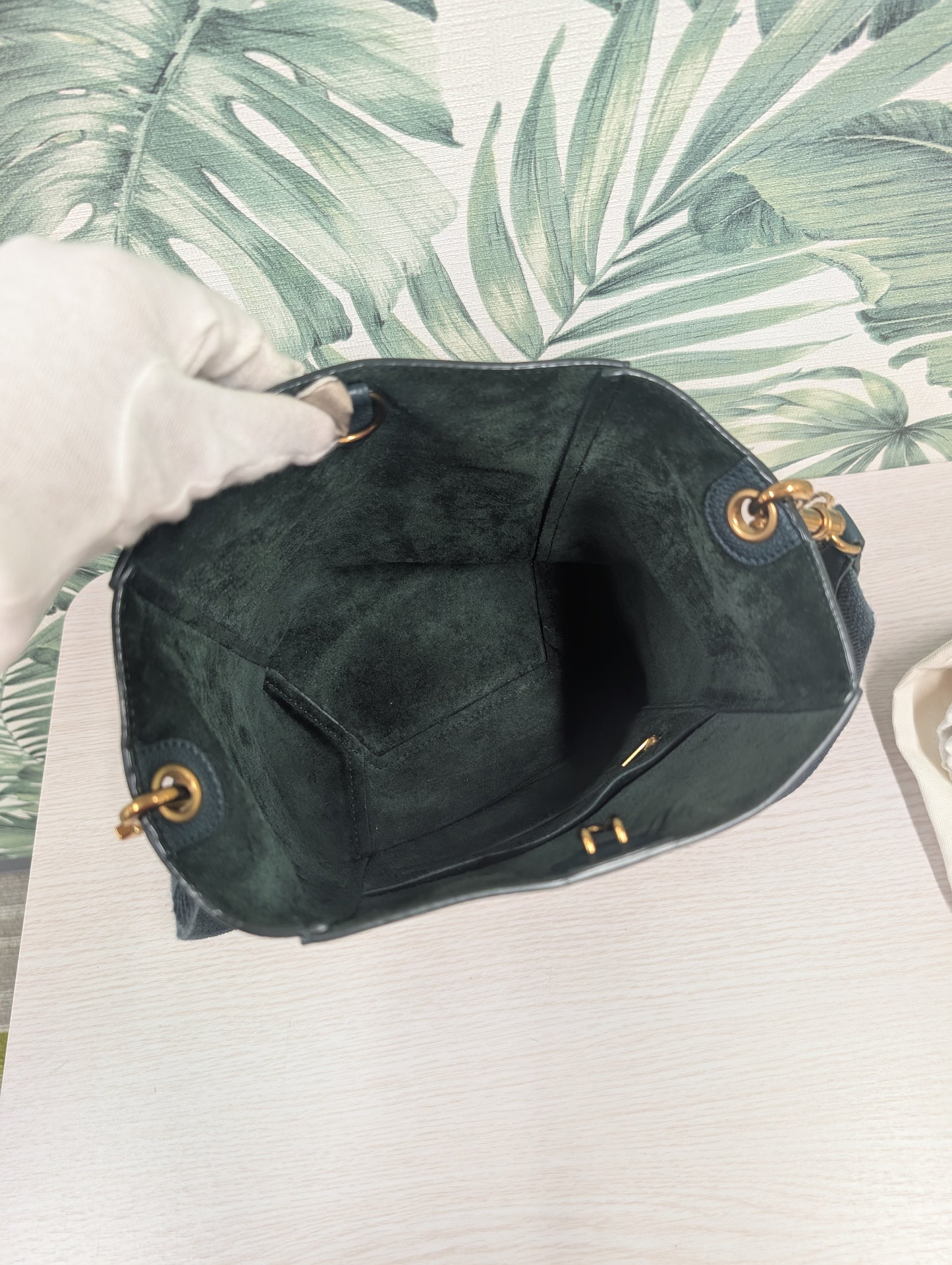 Seau Sangle Leather Tote Small