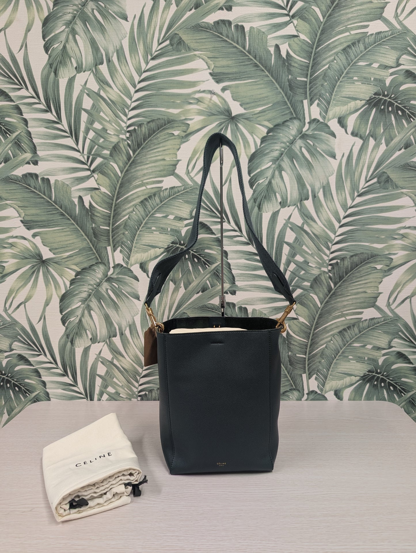 Seau Sangle Leather Tote Small