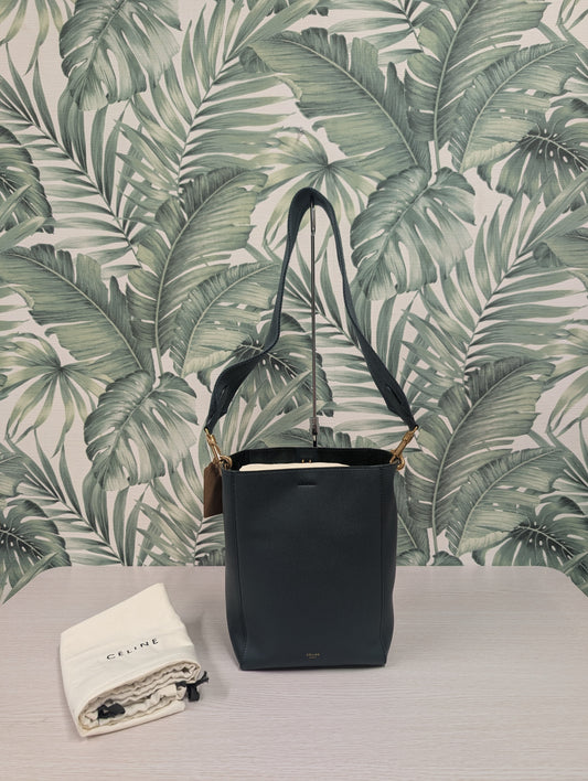 Seau Sangle Leather Tote Small